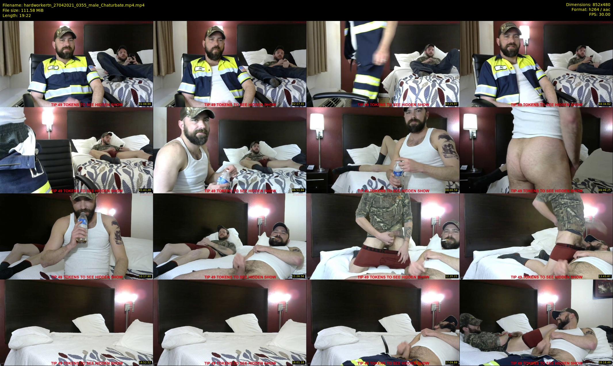 hardworkertn — 20 minute Chaturbate male cam show recording, 480p, Apr 27, 2021