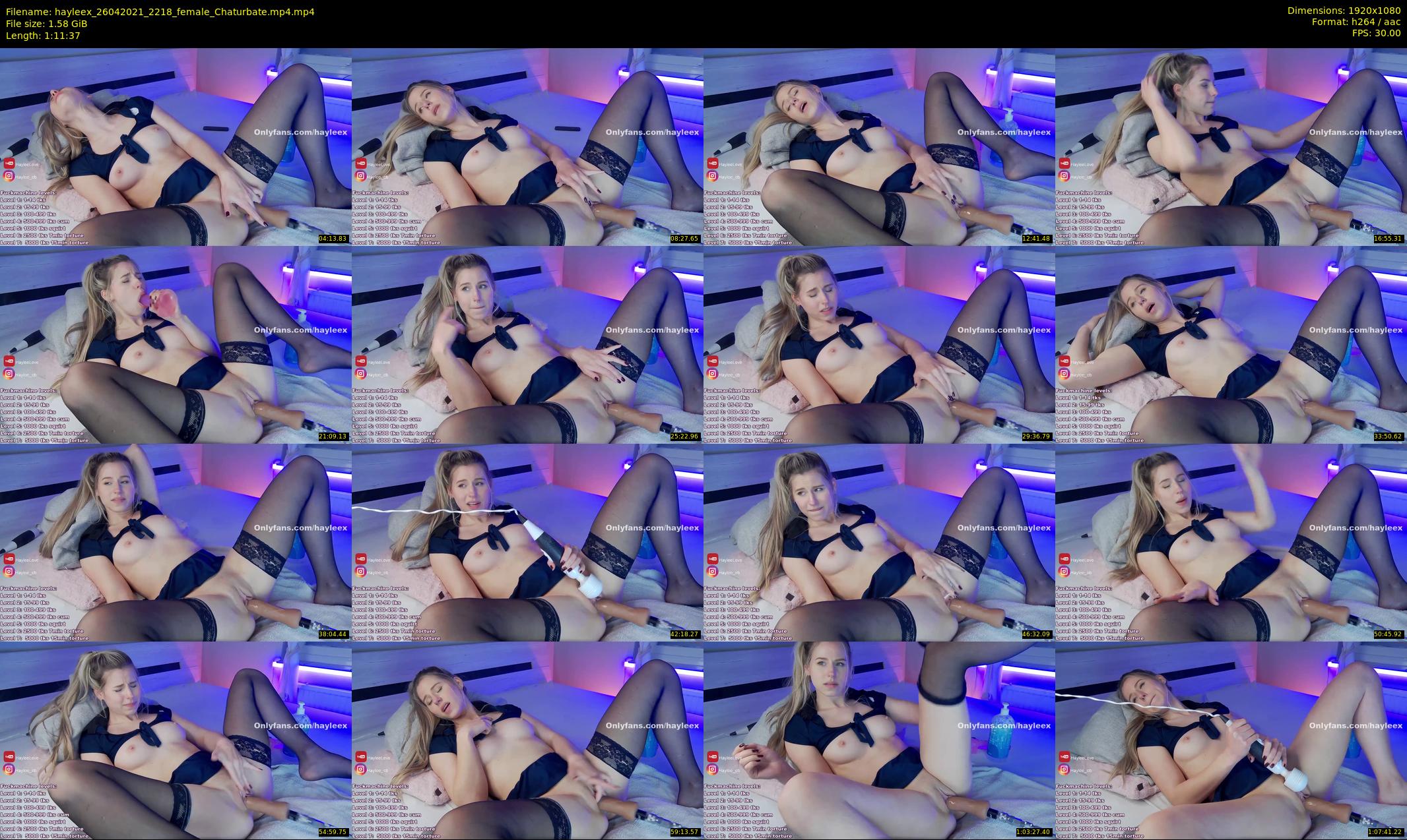 hayleex — 72 minute Chaturbate female cam show recording, 1080p, Apr 26, 2021