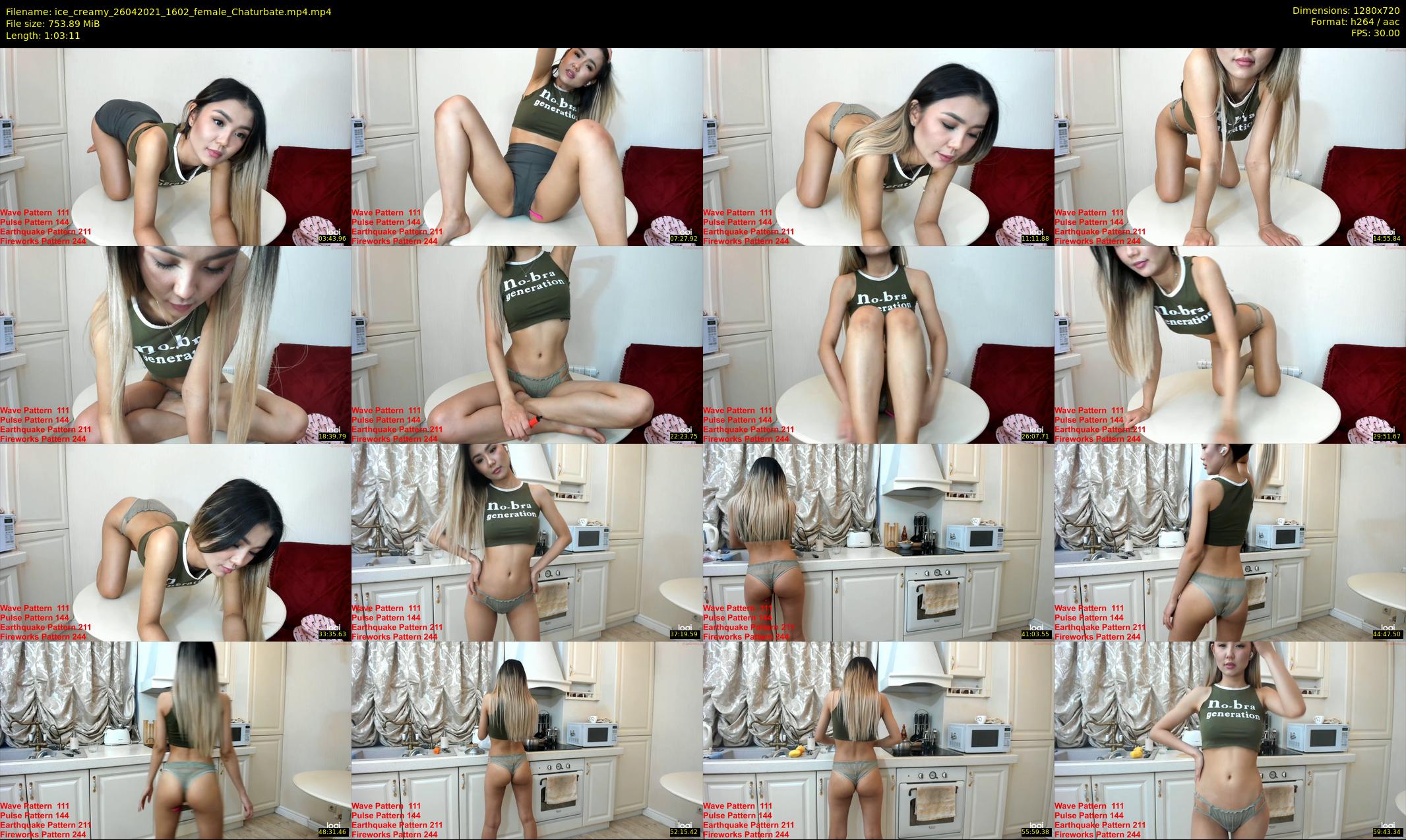 ice_creamy — 64 minute Chaturbate female cam show recording, 720p, Apr 26, 2021
