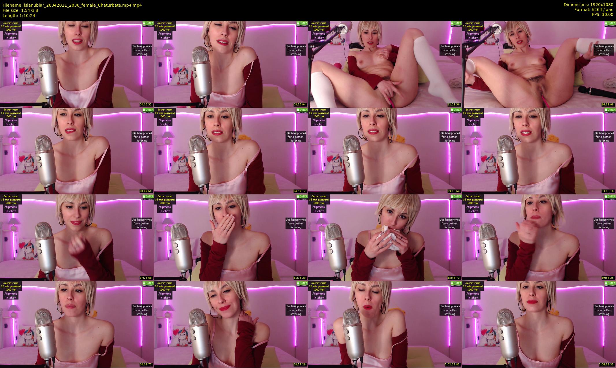 islanublar — 71 minute Chaturbate female cam show recording, 1080p, Apr 26, 2021