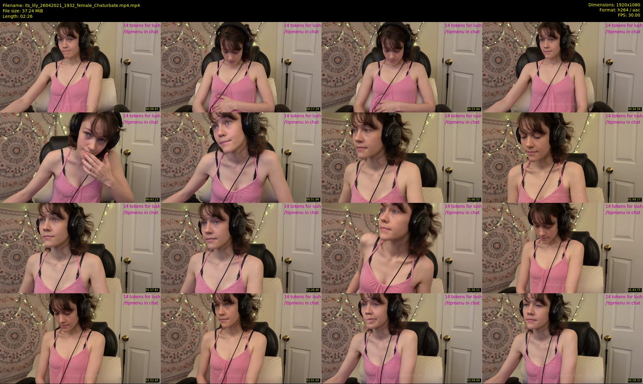 its_lily — 3 minute Chaturbate female cam show recording, 1080p, Apr 26, 2021