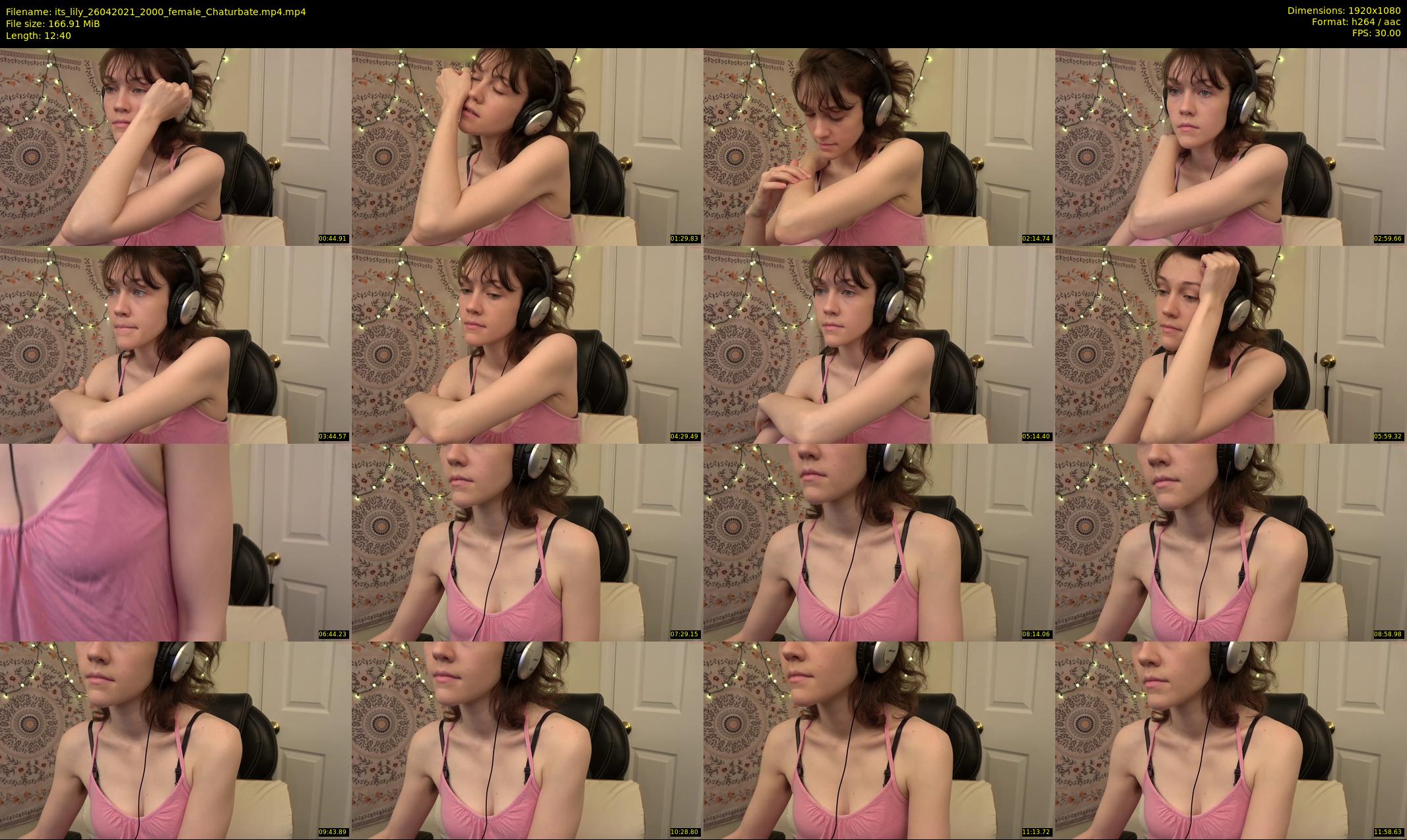 its_lily — 13 minute Chaturbate female cam show recording, 1080p, Apr 26, 2021