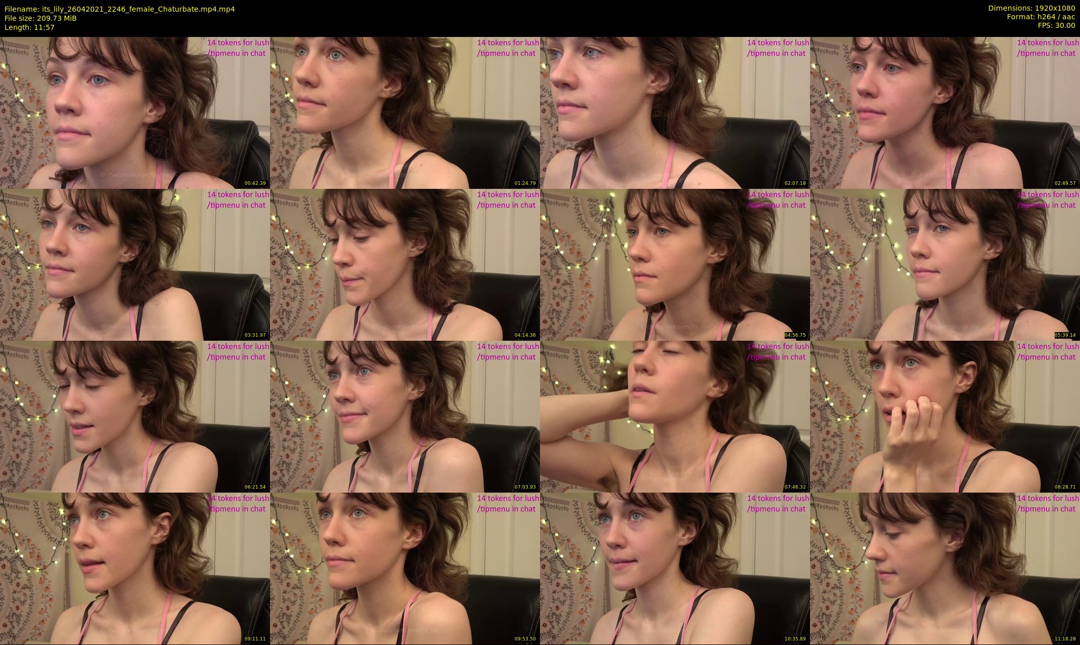 its_lily — 12 minute Chaturbate female cam show recording, 1080p, Apr 26, 2021