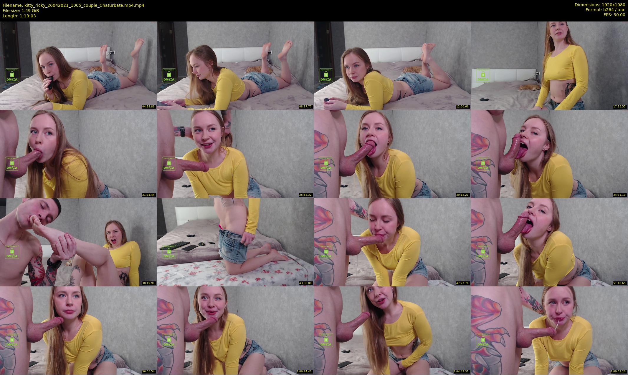 kitty_ricky — 74 minute Chaturbate couple cam show recording, 1080p, Apr 26, 2021