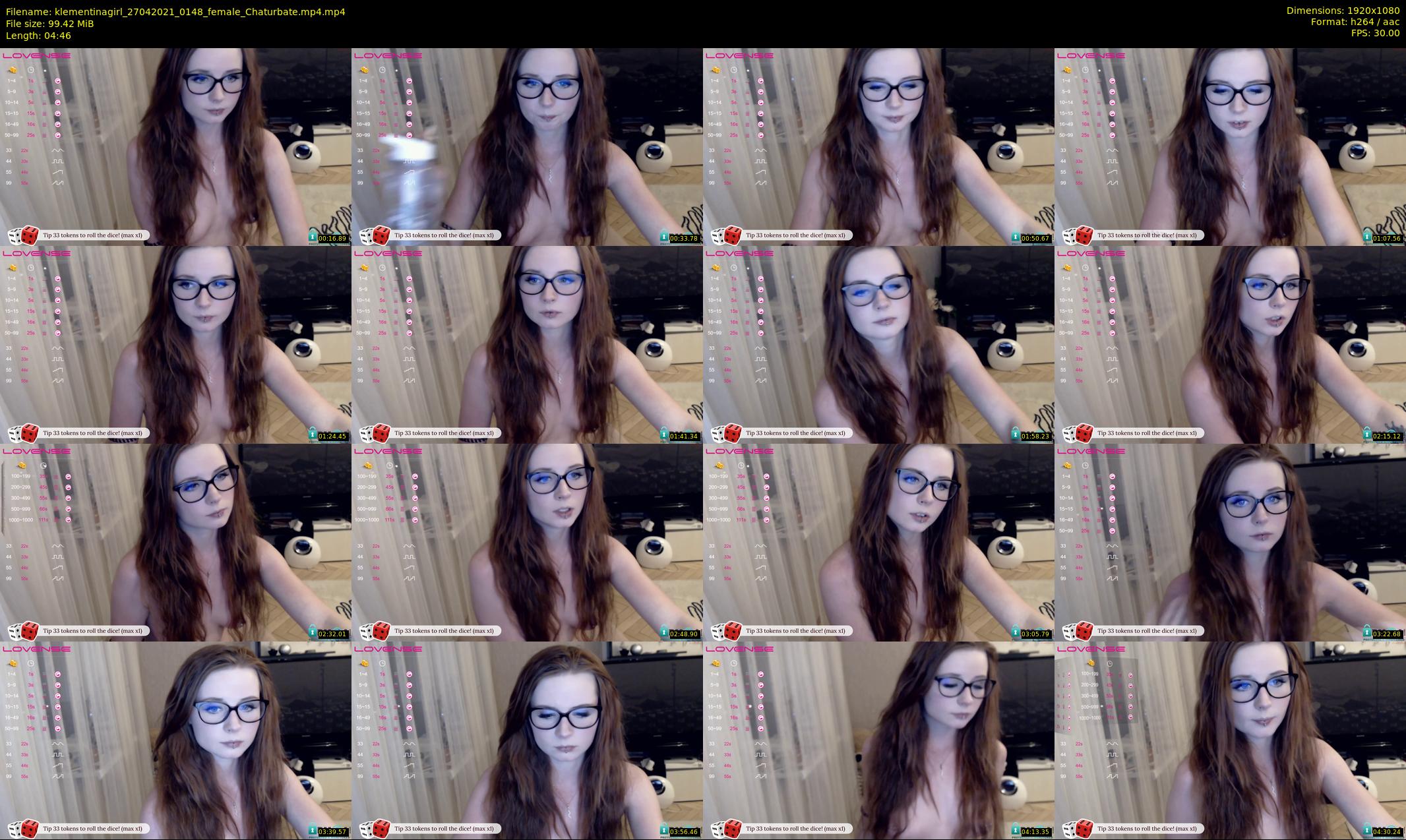 klementinagirl — 5 minute Chaturbate female cam show recording, 1080p, Apr 27, 2021