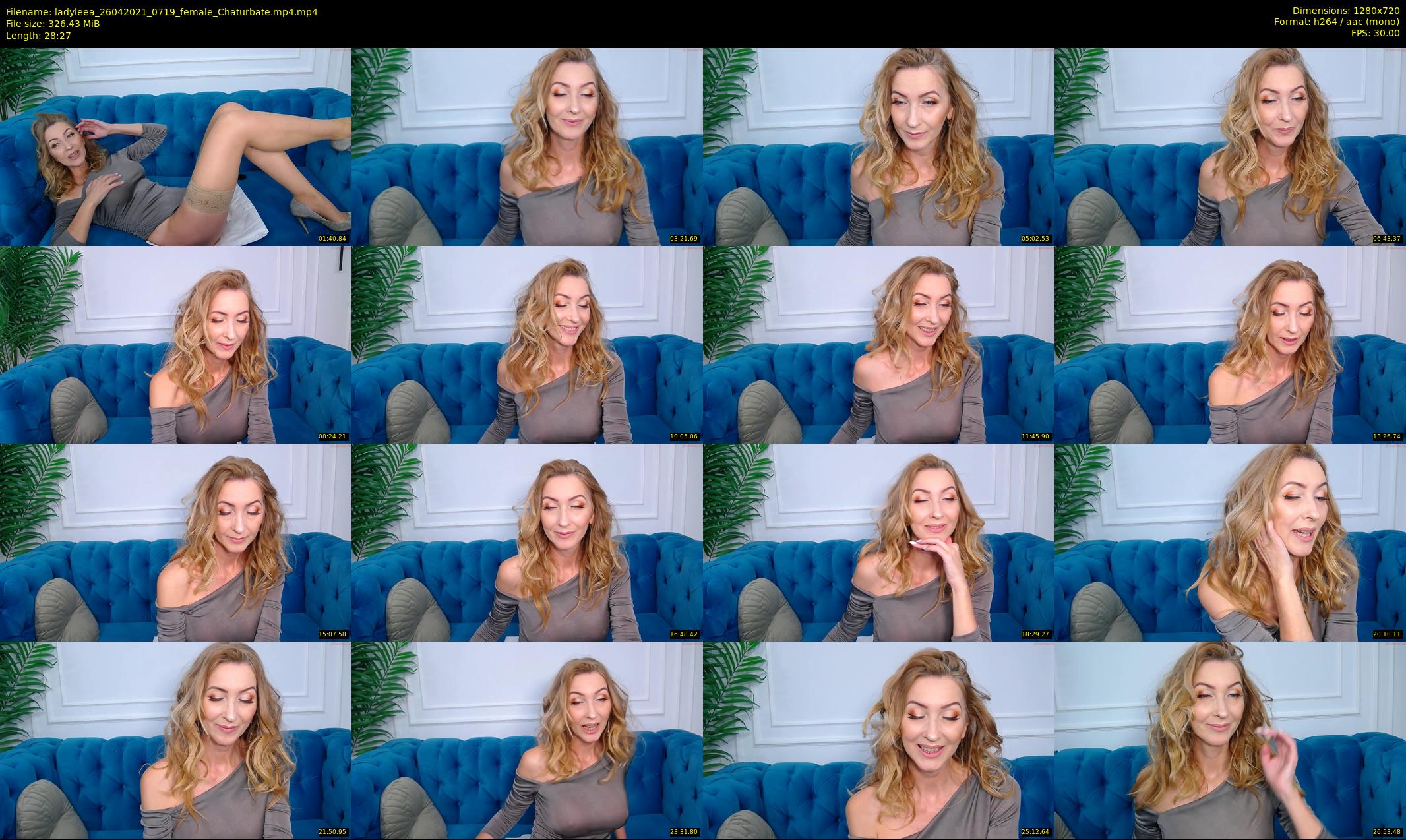 ladyleea — 29 minute Chaturbate female cam show recording, 720p, Apr 26, 2021