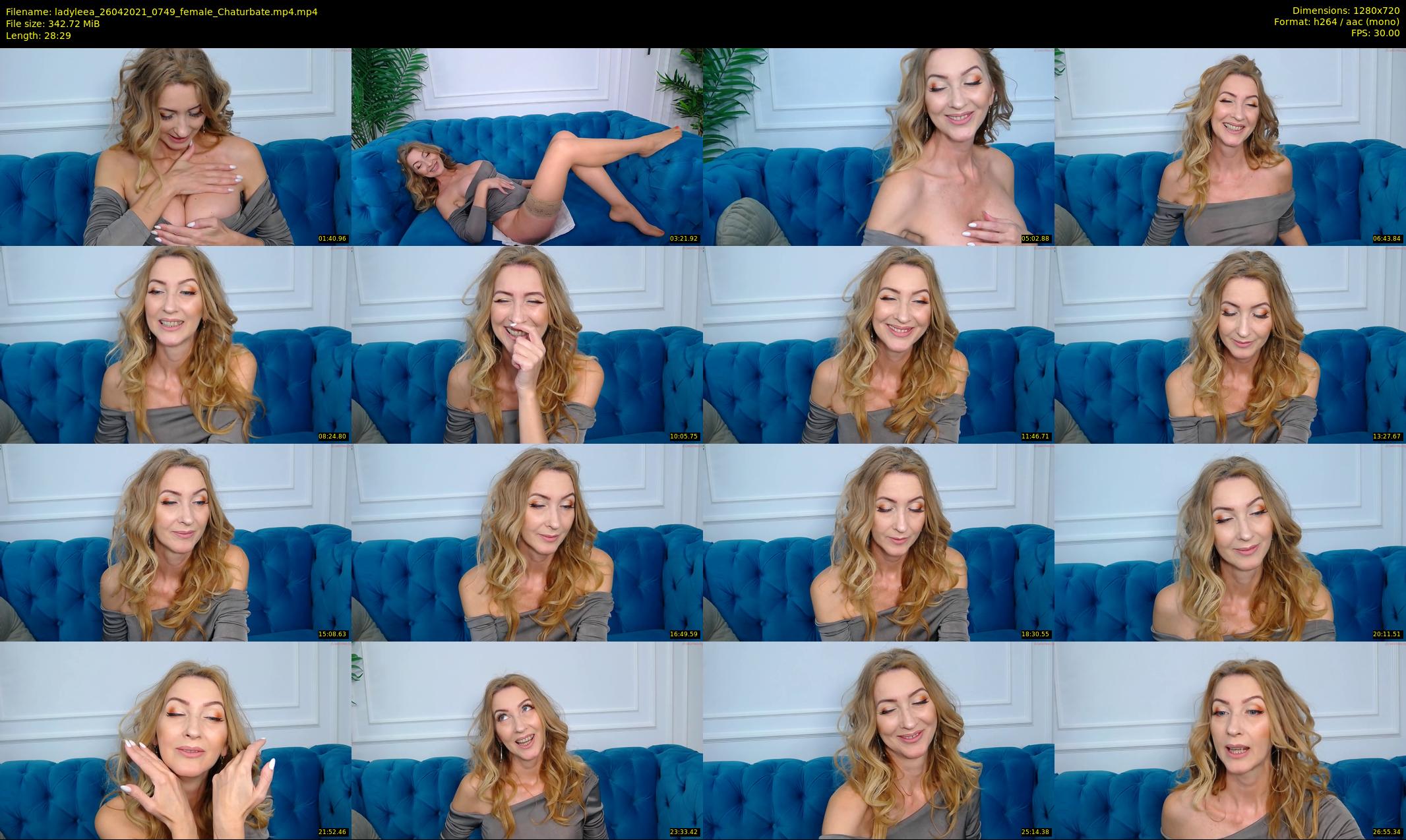 ladyleea — 29 minute Chaturbate female cam show recording, 720p, Apr 26, 2021