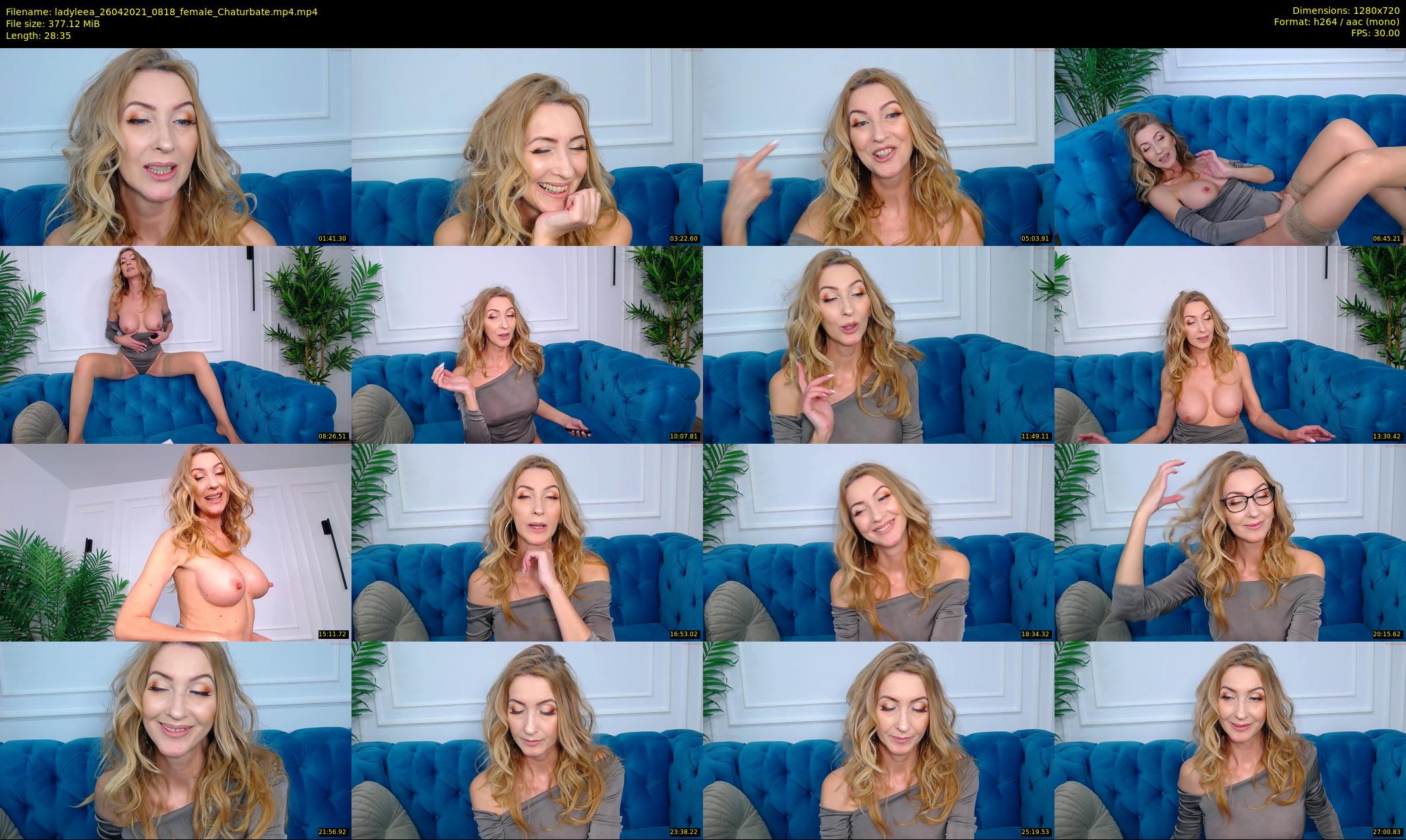 ladyleea — 29 minute Chaturbate female cam show recording, 720p, Apr 26, 2021