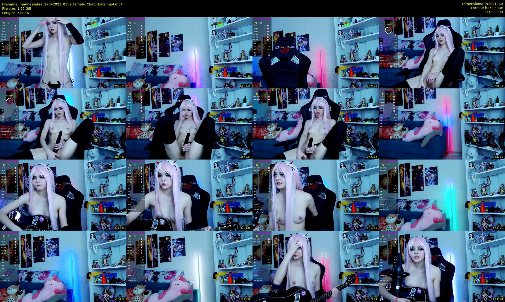 madnessalise — 74 minute Chaturbate female cam show recording, 1080p, Apr 27, 2021
