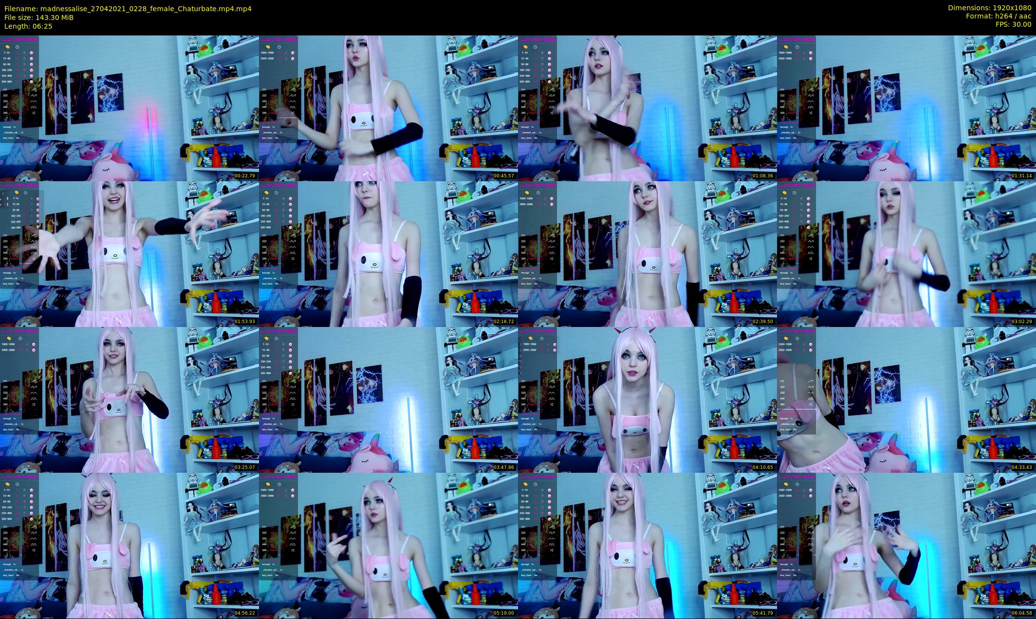 madnessalise — 7 minute Chaturbate female cam show recording, 1080p, Apr 27, 2021