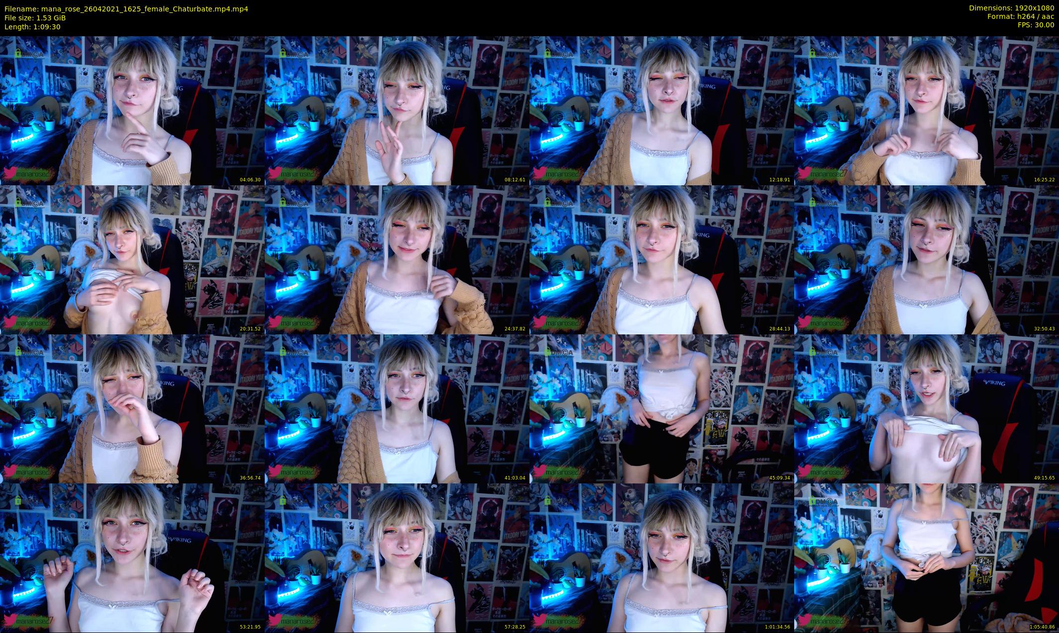 mana_rose — 70 minute Chaturbate female cam show recording, 1080p, Apr 26, 2021