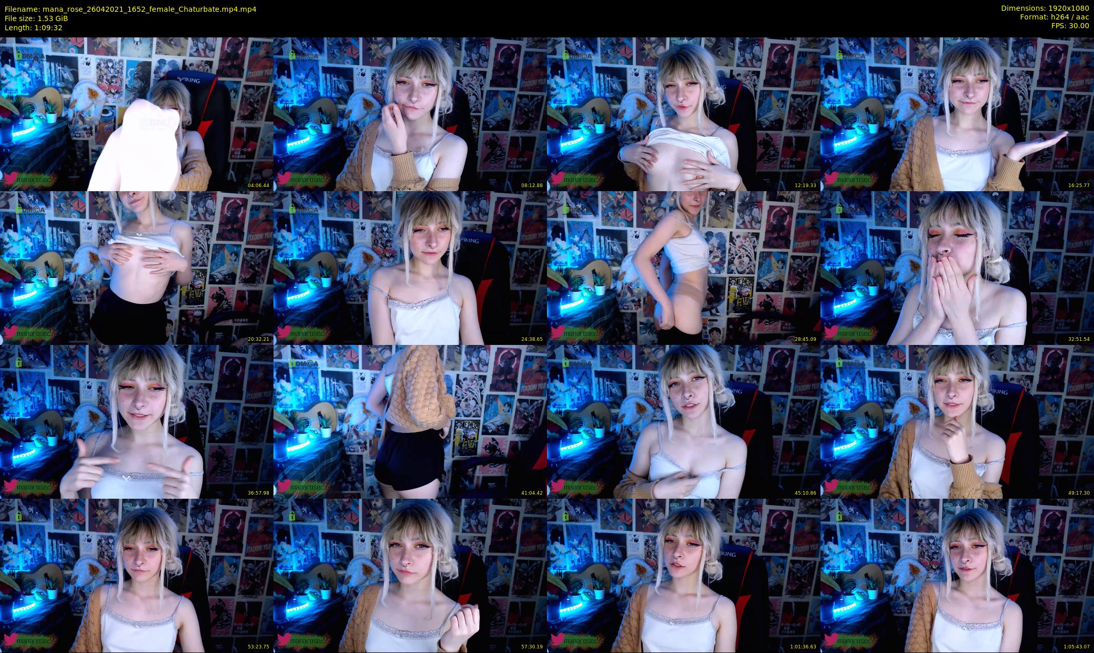 mana_rose — 70 minute Chaturbate female cam show recording, 1080p, Apr 26, 2021