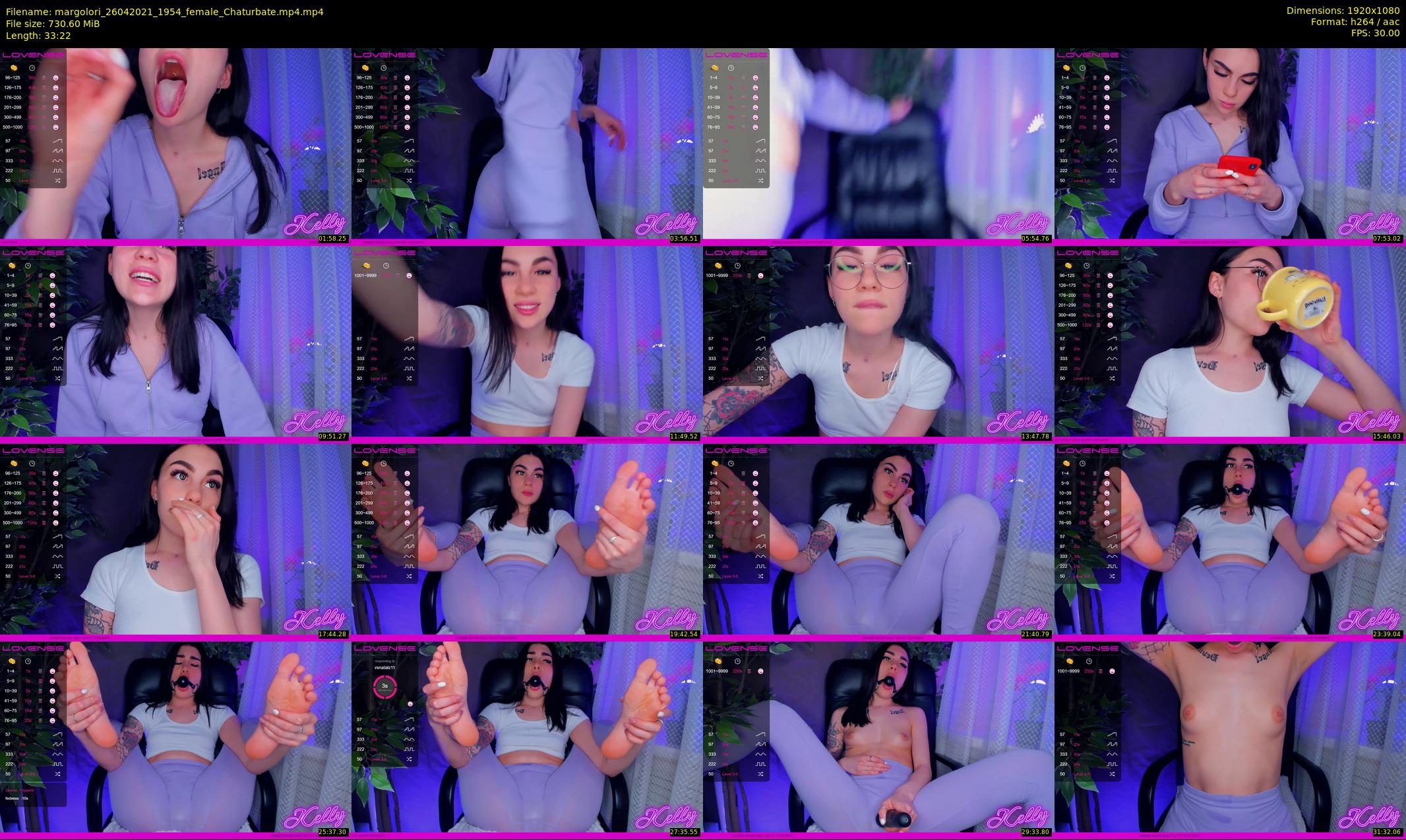 margolori — 34 minute Chaturbate couple cam show recording, 1080p, Apr 26, 2021
