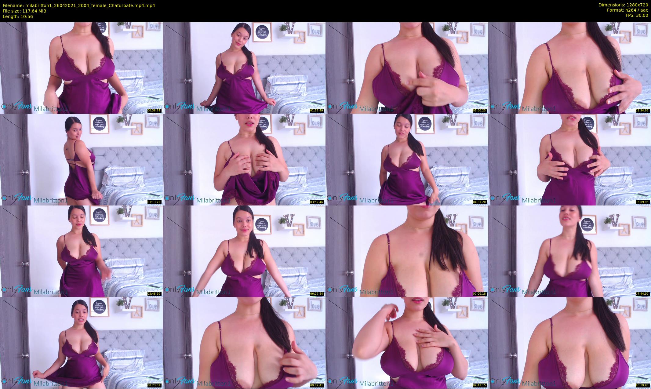 milabritton1 — 11 minute Chaturbate female cam show recording, 720p, Apr 26, 2021
