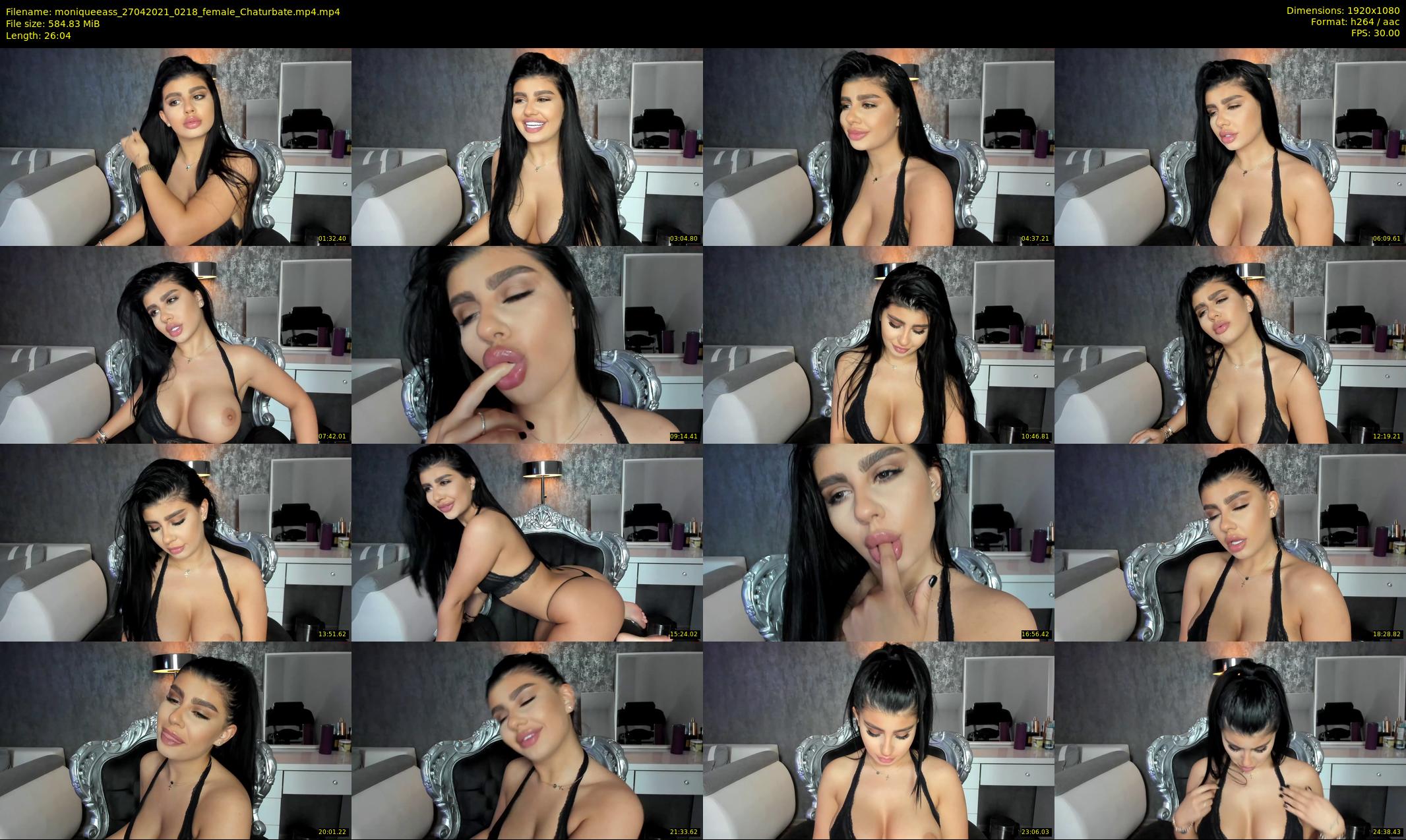 moniqueeass — 27 minute Chaturbate female cam show recording, 1080p, Apr 27, 2021