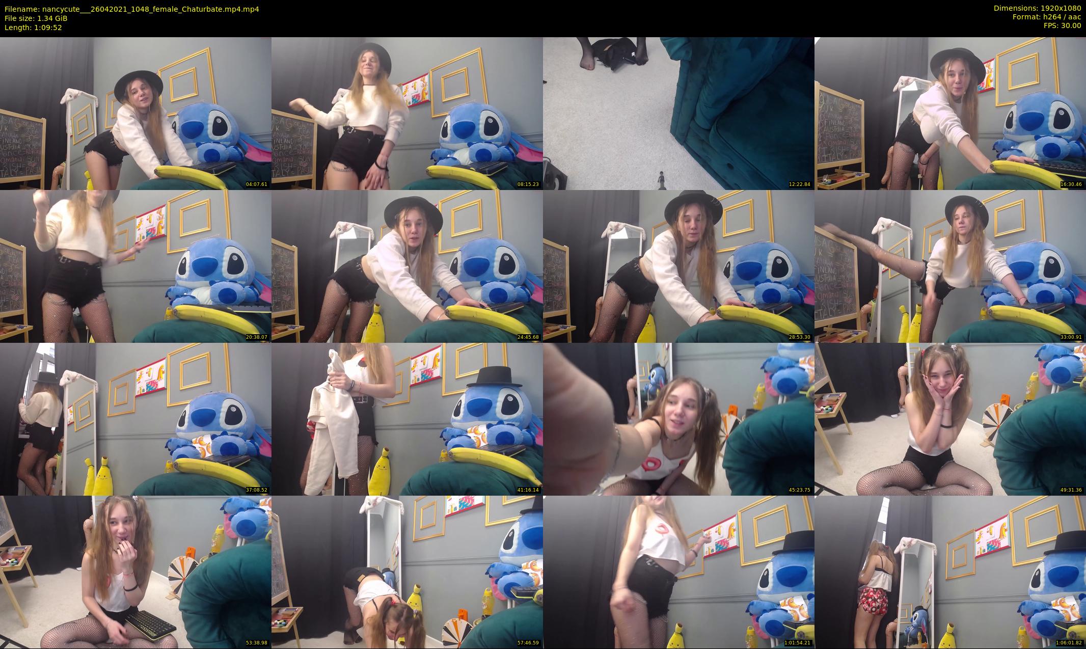 nancycute__ — 70 minute Chaturbate female cam show recording, 1080p, Apr 26, 2021