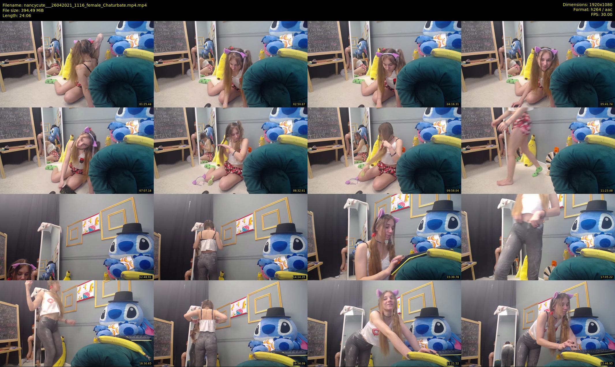 nancycute__ — 25 minute Chaturbate female cam show recording, 1080p, Apr 26, 2021