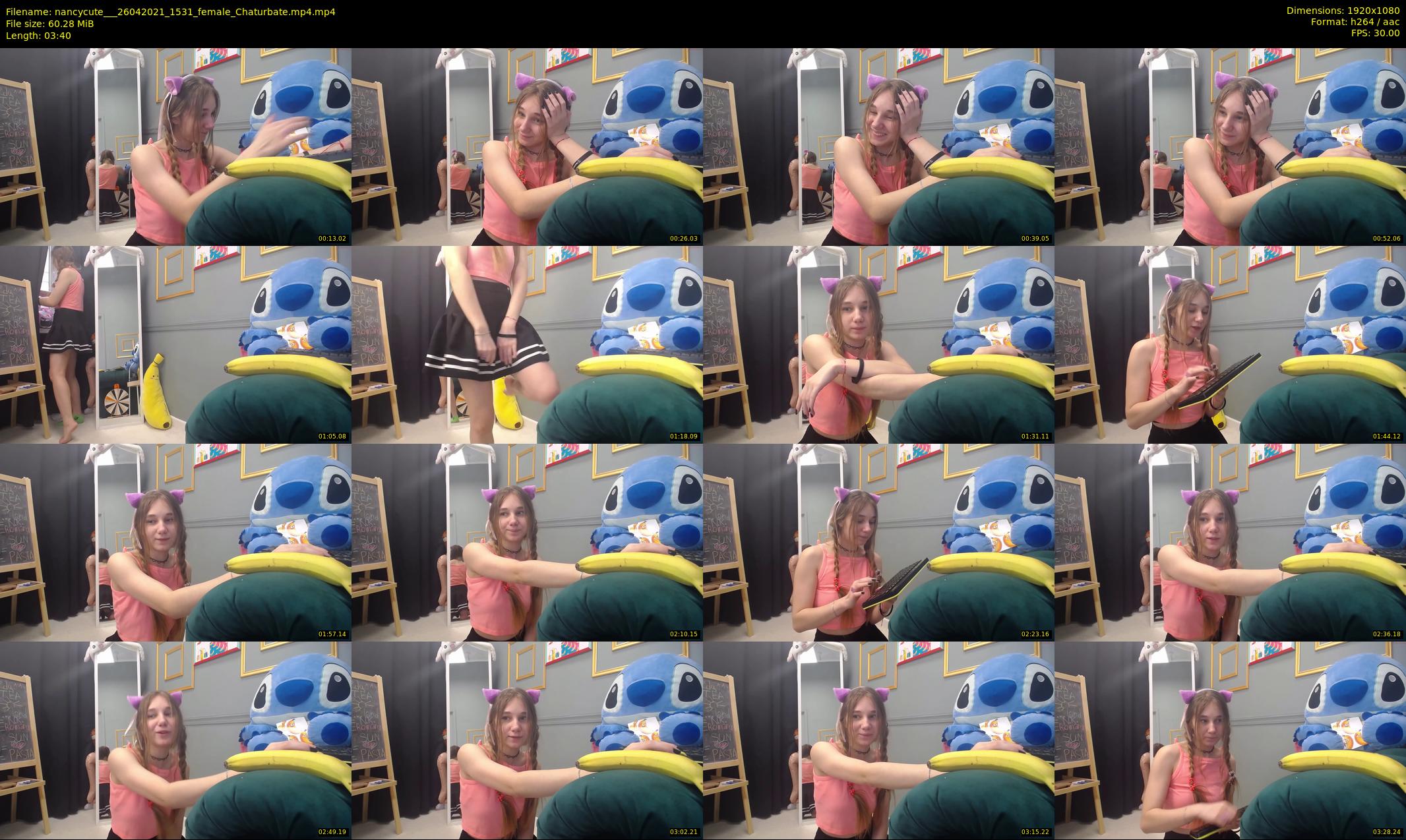 nancycute__ — 4 minute Chaturbate female cam show recording, 1080p, Apr 26, 2021