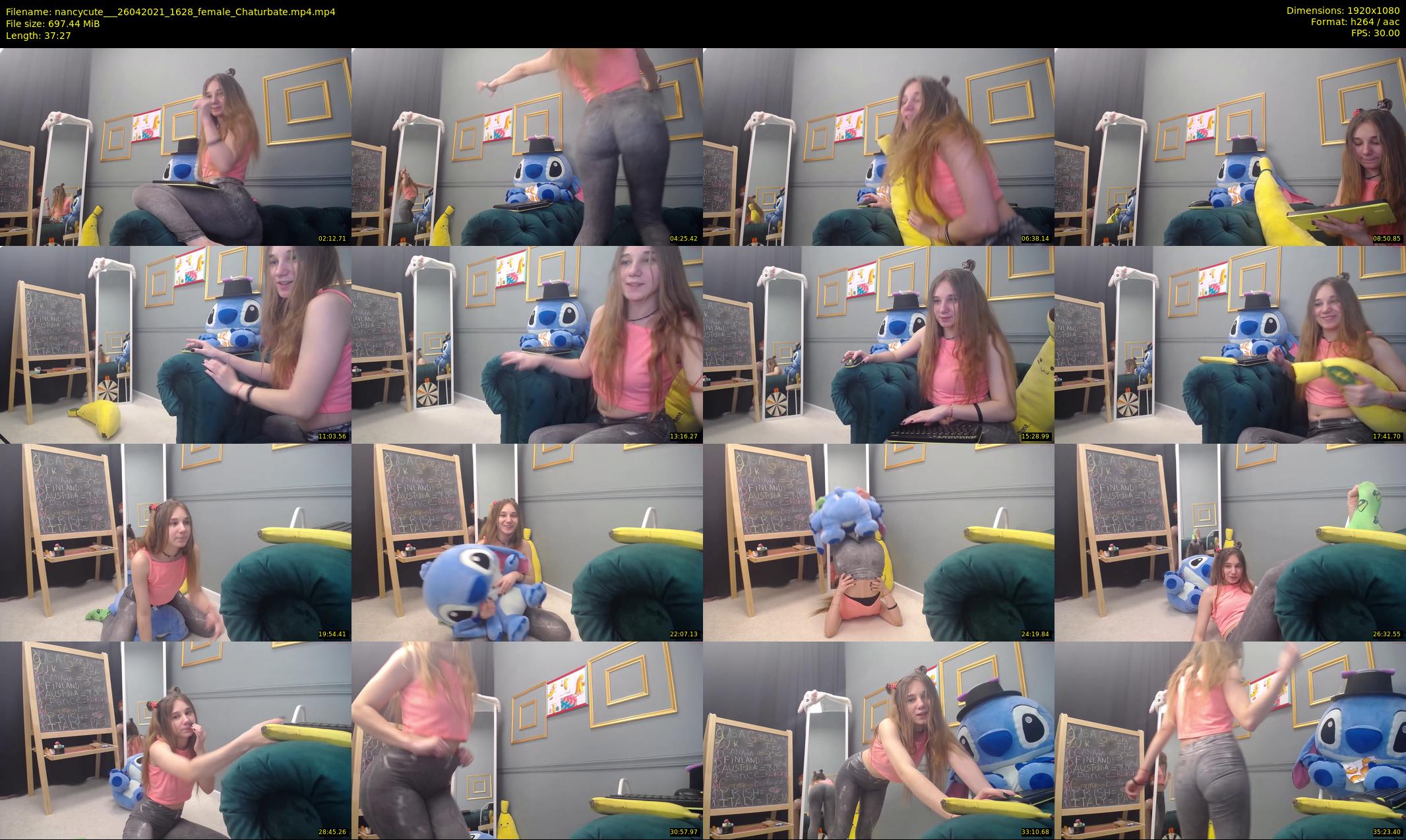 nancycute__ — 38 minute Chaturbate female cam show recording, 1080p, Apr 26, 2021