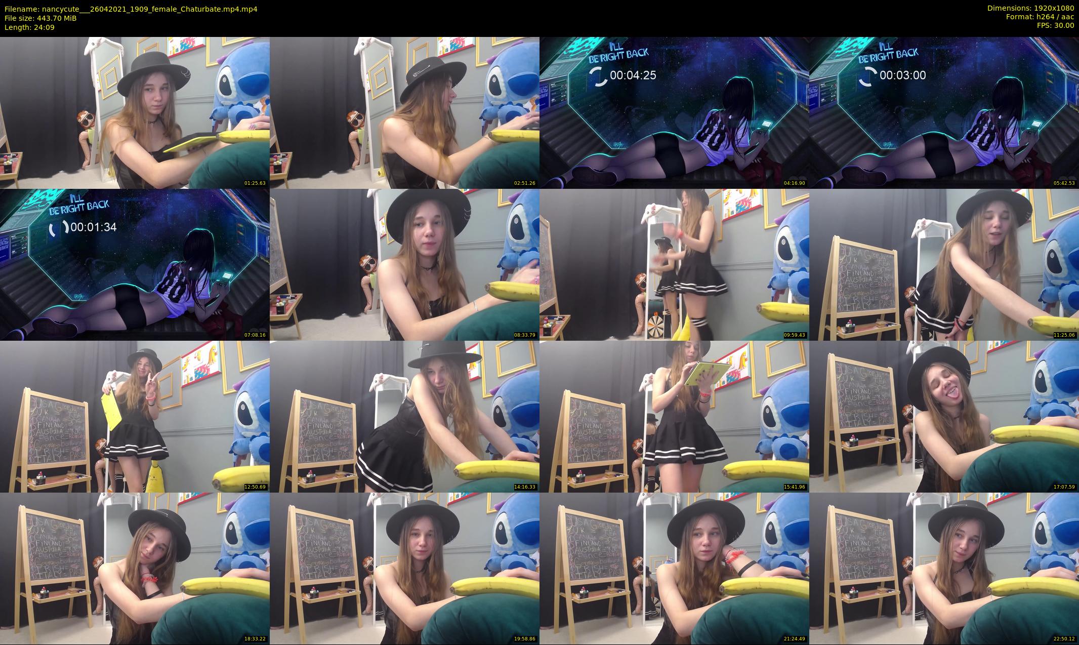 nancycute__ — 25 minute Chaturbate female cam show recording, 1080p, Apr 26, 2021