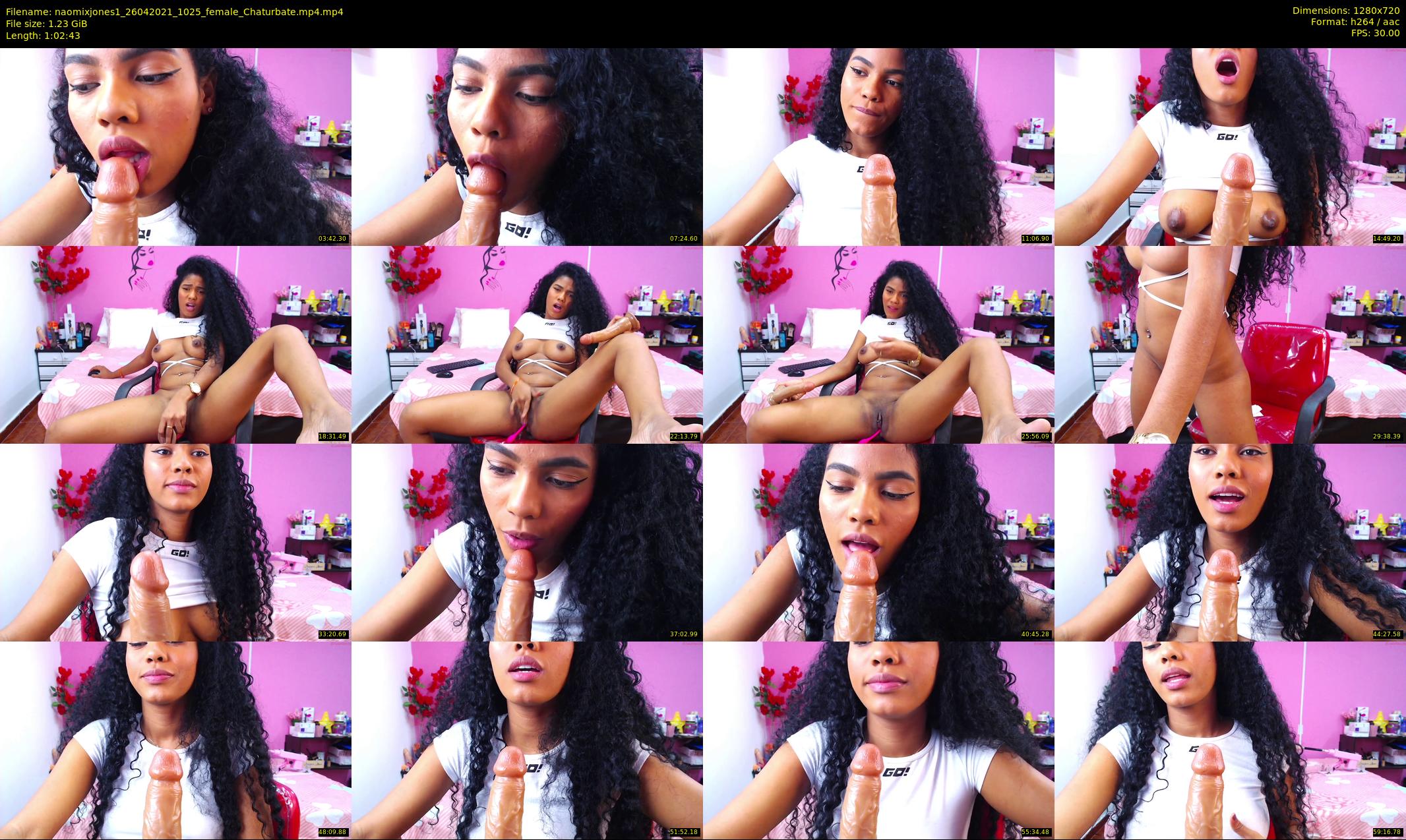 naomixjones1 — 63 minute Chaturbate female cam show recording, 720p, Apr 26, 2021