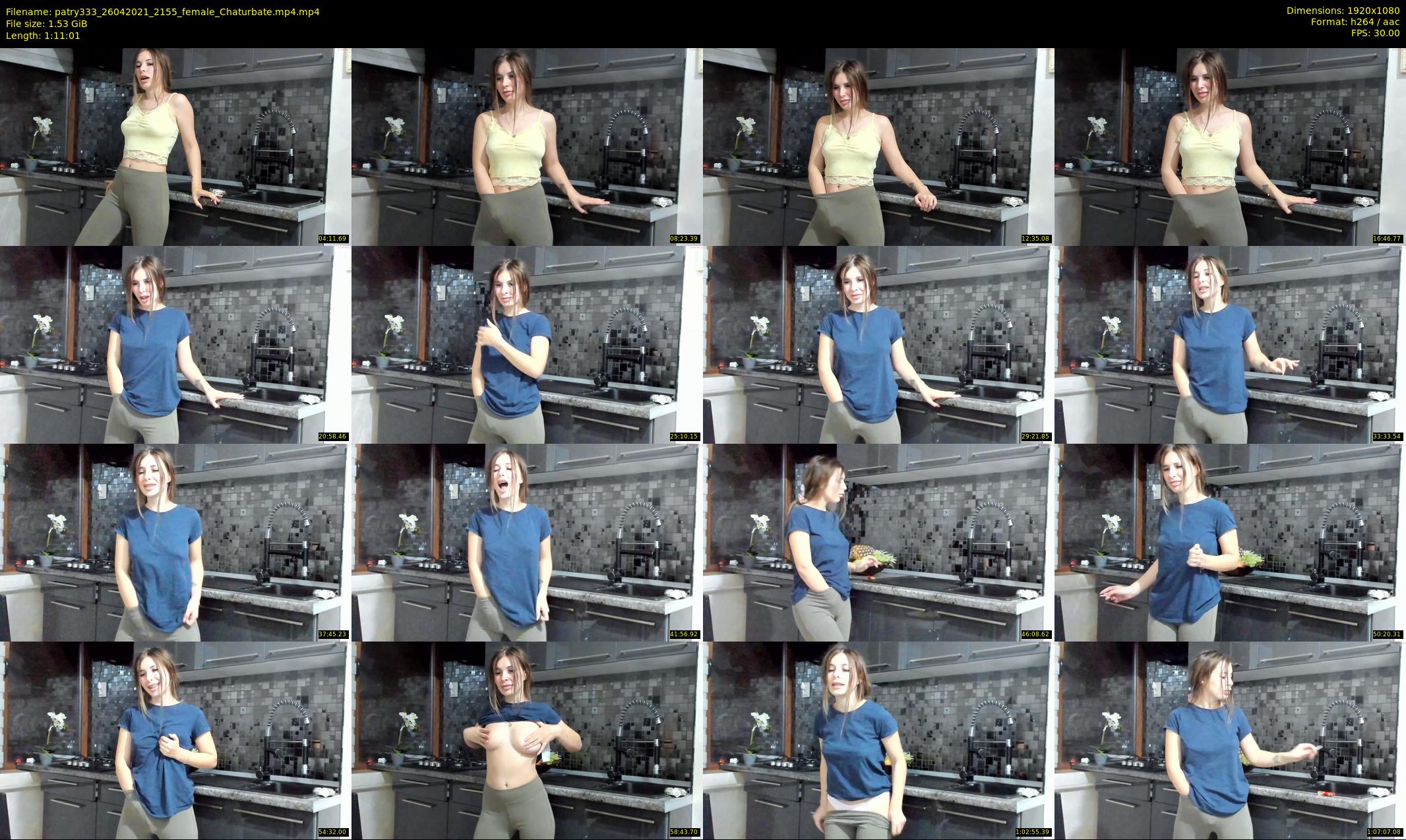 patry333 — 72 minute Chaturbate female cam show recording, 1080p, Apr 26, 2021