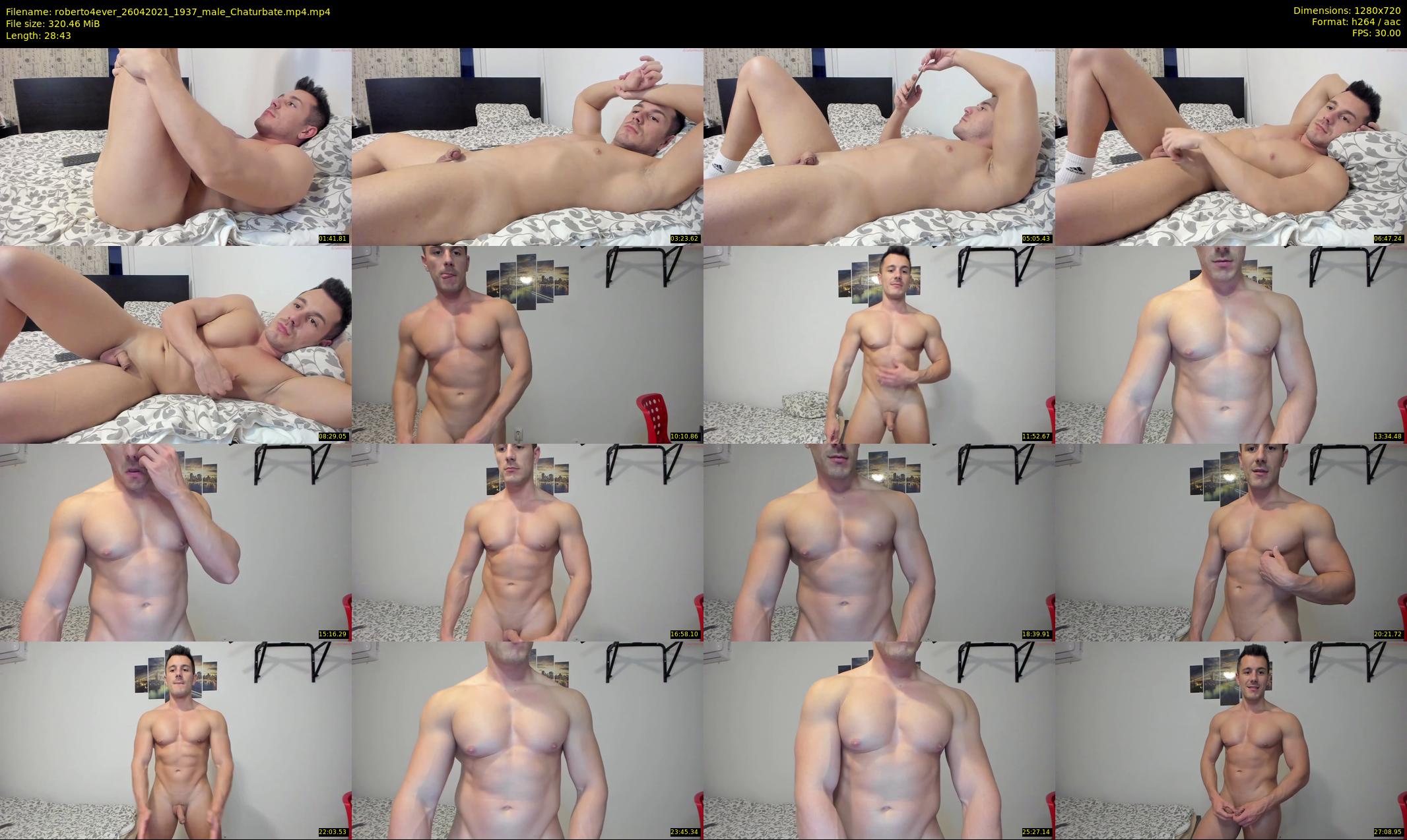 roberto4ever — 29 minute Chaturbate male cam show recording, 720p, Apr 26, 2021