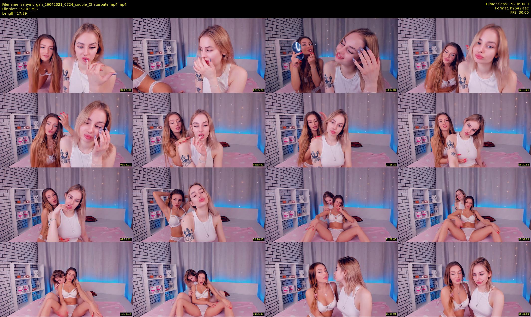 sanymorgan — 18 minute Chaturbate couple cam show recording, 1080p, Apr 26, 2021