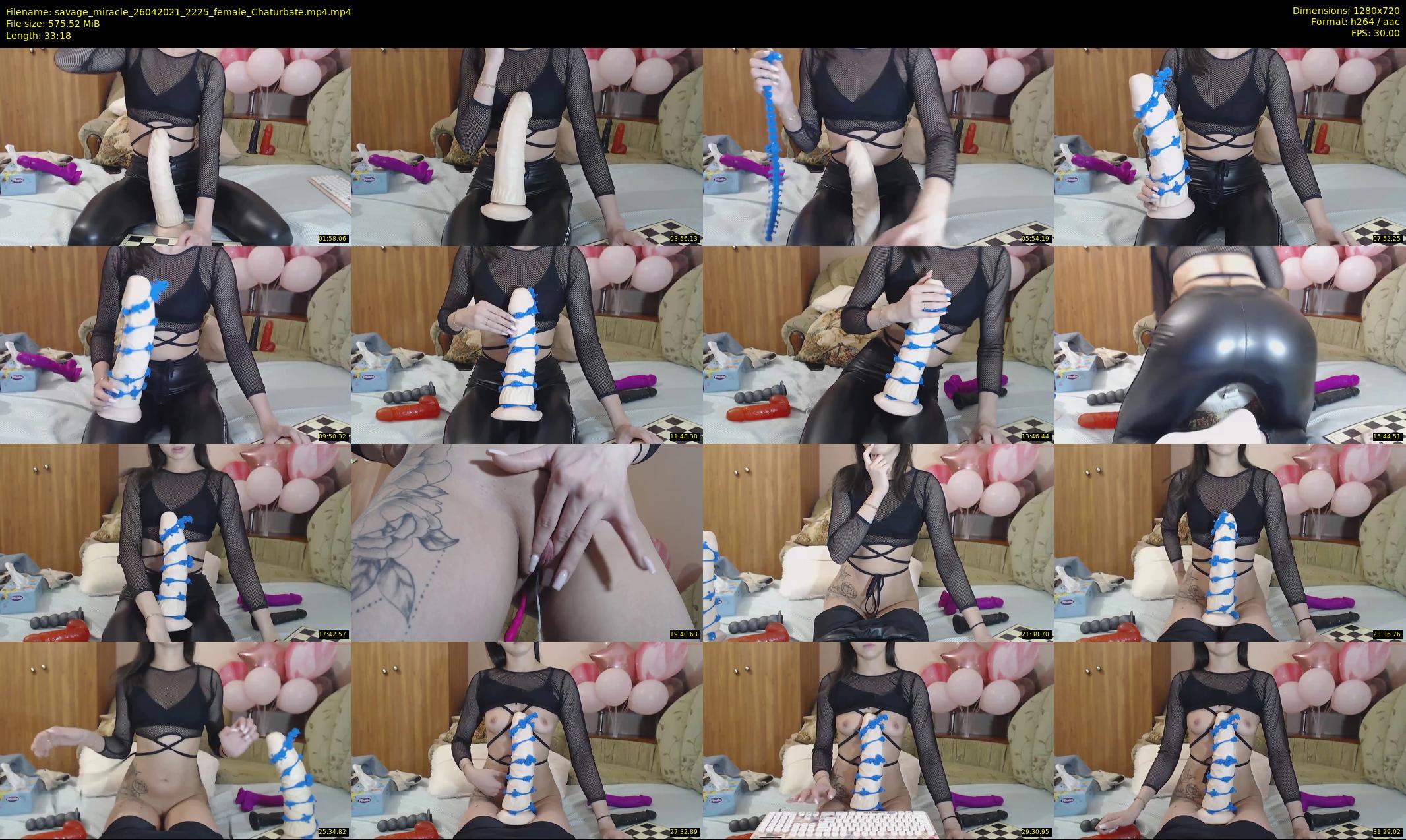 savage_miracle — 34 minute Chaturbate female cam show recording, 720p, Apr 26, 2021