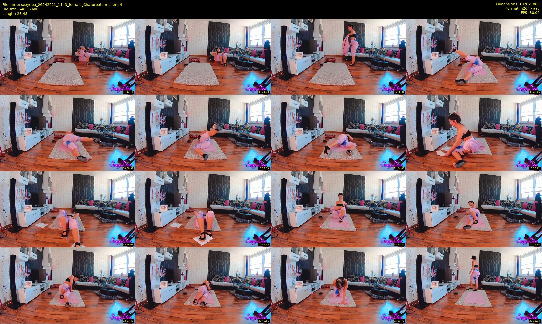 sexydea — 29 minute Chaturbate female cam show recording, 1080p, Apr 26, 2021