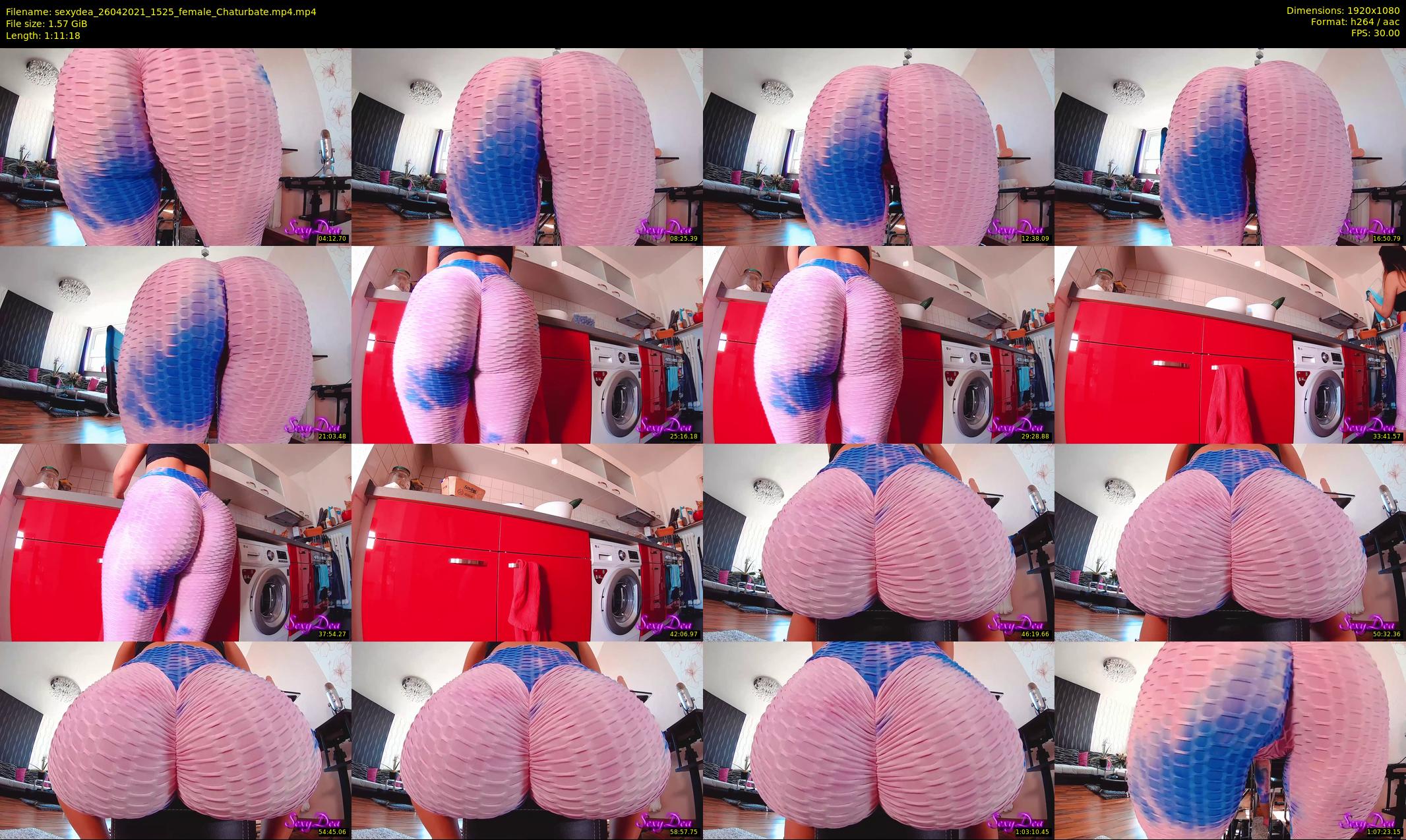 sexydea — 72 minute Chaturbate female cam show recording, 1080p, Apr 26, 2021