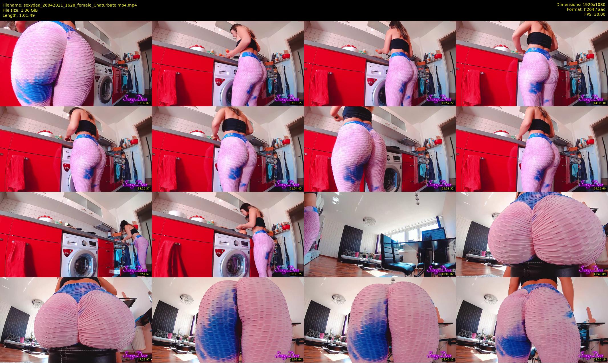 sexydea — 62 minute Chaturbate female cam show recording, 1080p, Apr 26, 2021