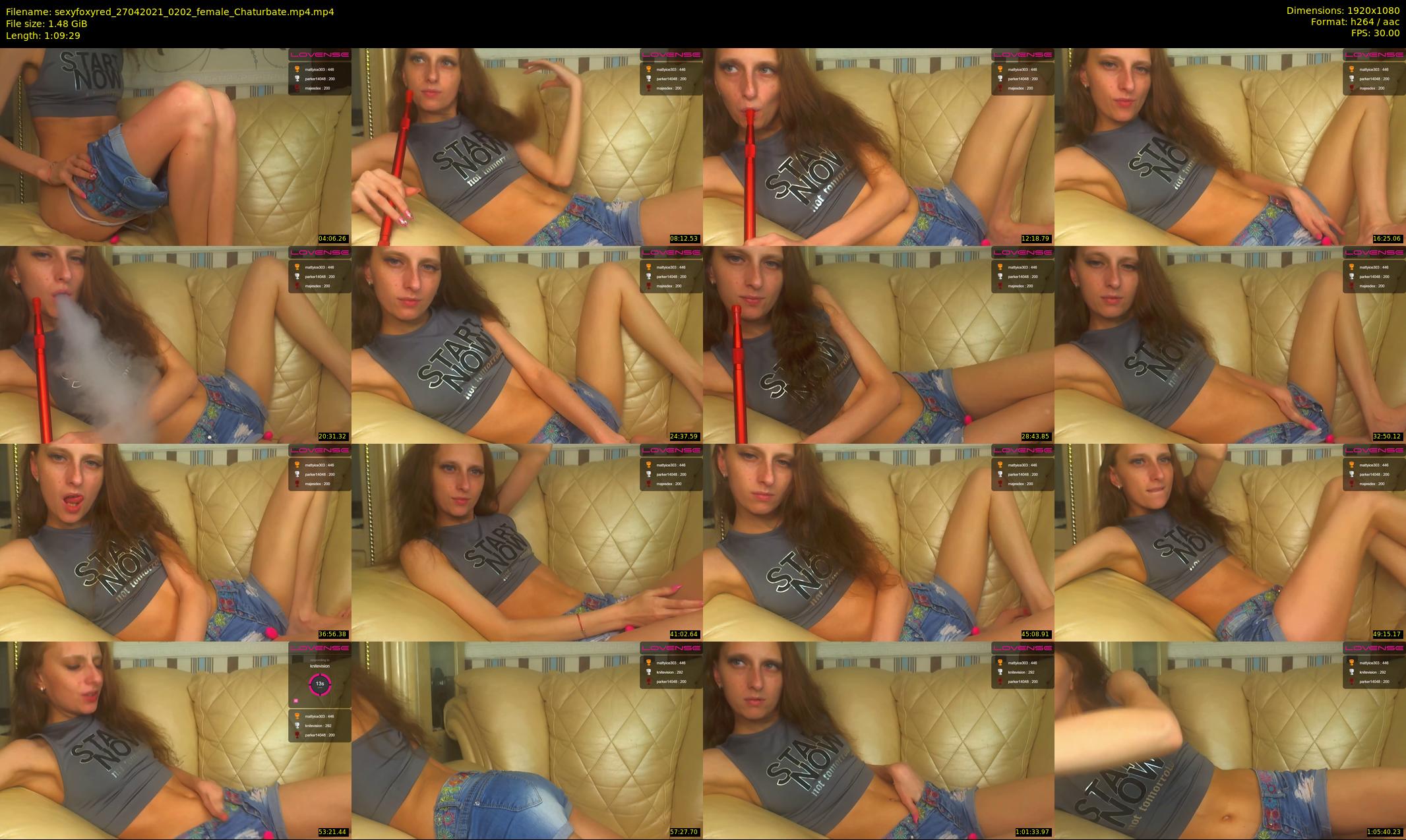 sexyfoxyred — 70 minute Chaturbate female cam show recording, 1080p, Apr 27, 2021
