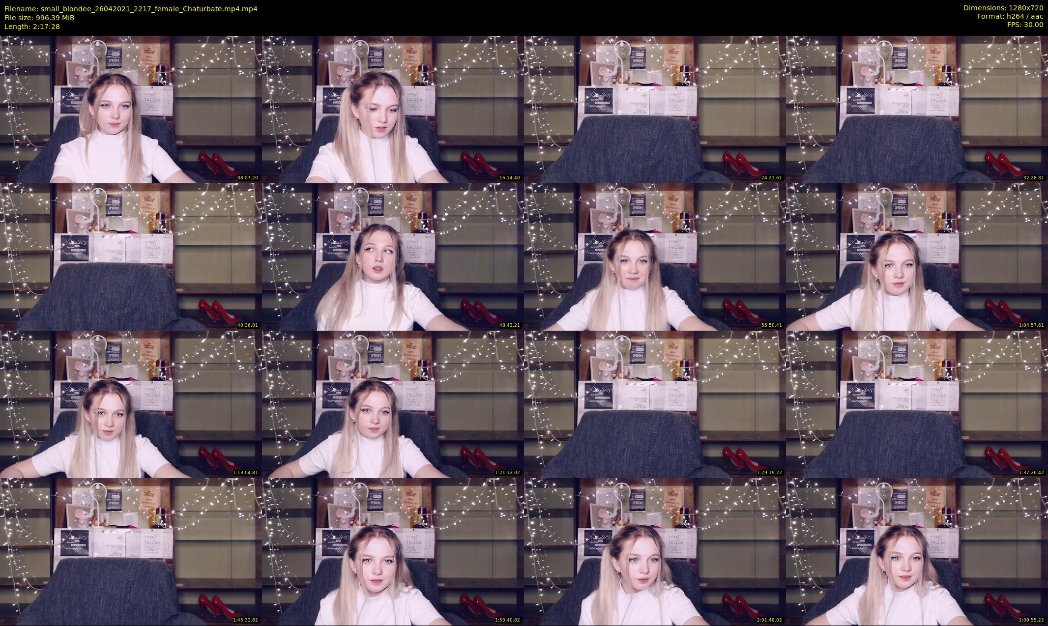 small_blondee — 138 minute Chaturbate female cam show recording, 720p, Apr 26, 2021