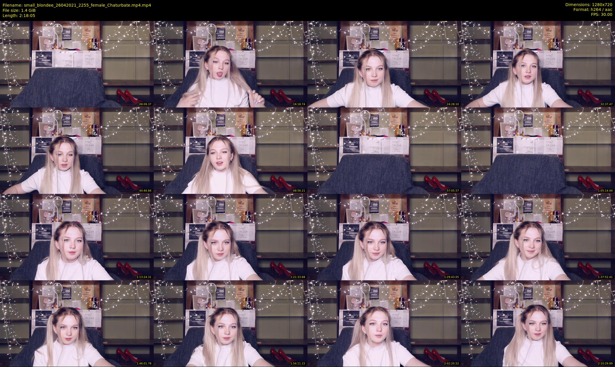small_blondee — 139 minute Chaturbate female cam show recording, 720p, Apr 26, 2021