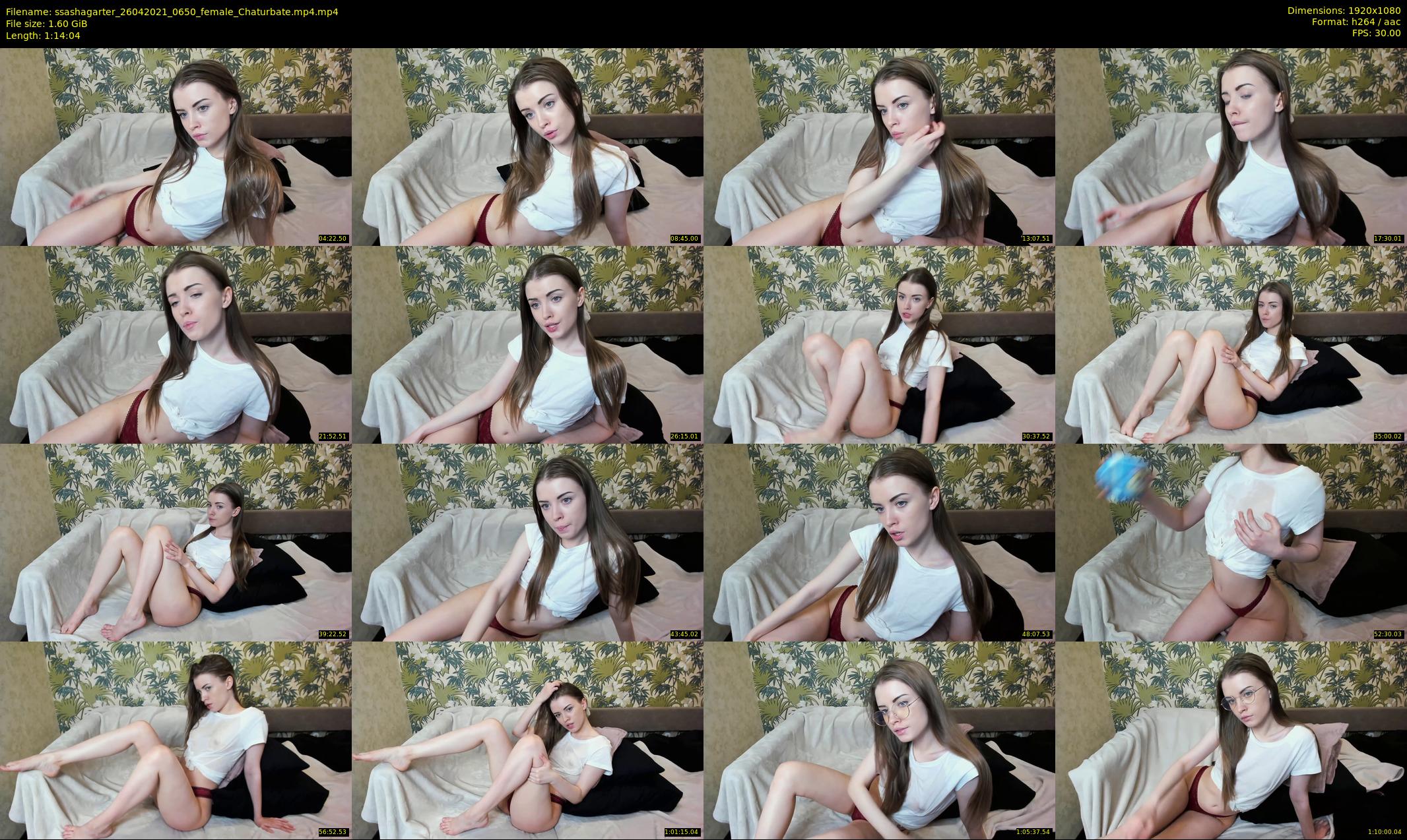 ssashagarter — 75 minute Chaturbate female cam show recording, 1080p, Apr 26, 2021