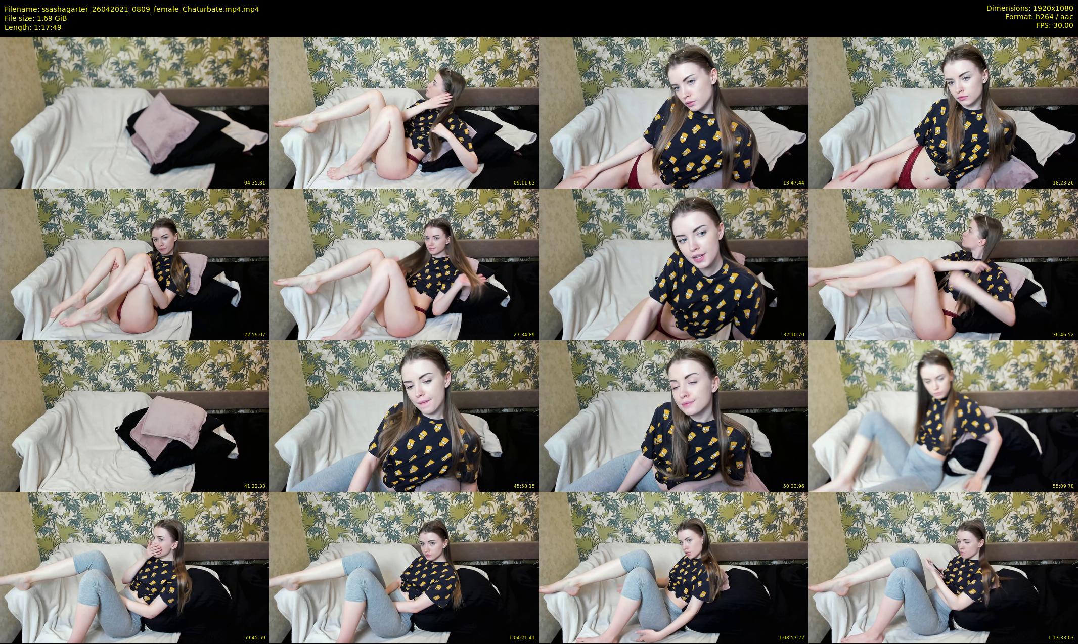 ssashagarter — 78 minute Chaturbate female cam show recording, 1080p, Apr 26, 2021