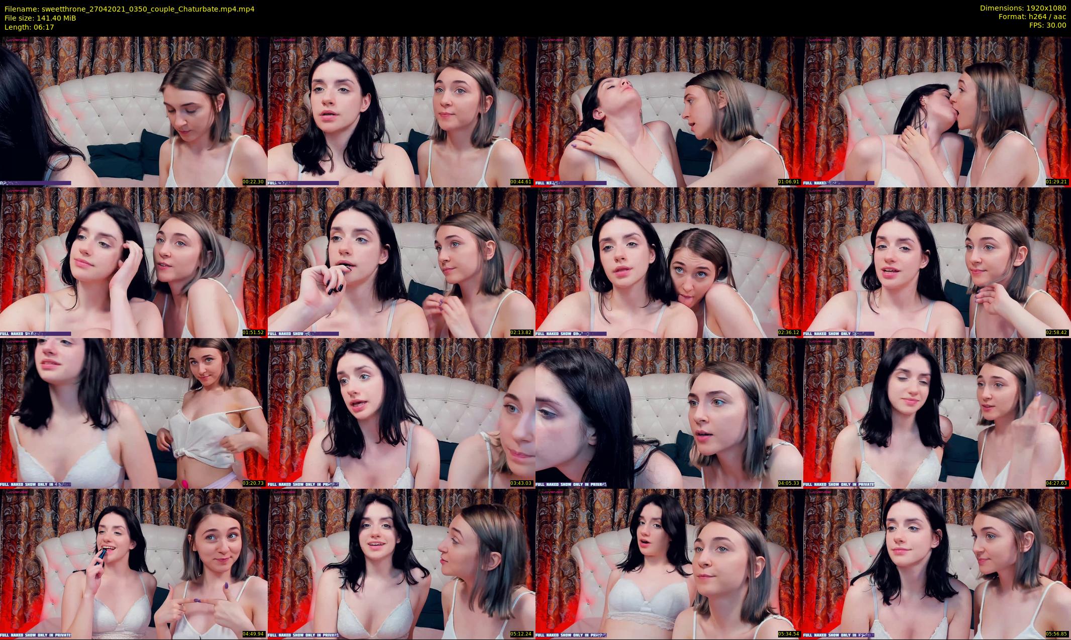 sweetthrone — 7 minute Chaturbate couple cam show recording, 1080p, Apr 27, 2021