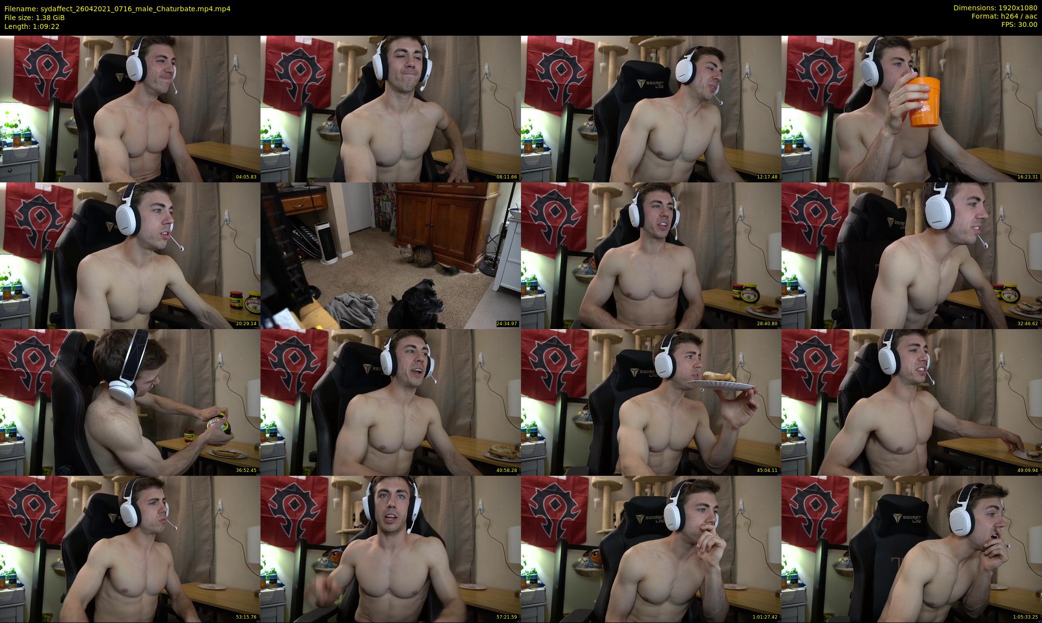 sydaffect — 70 minute Chaturbate male cam show recording, 1080p, Apr 26, 2021