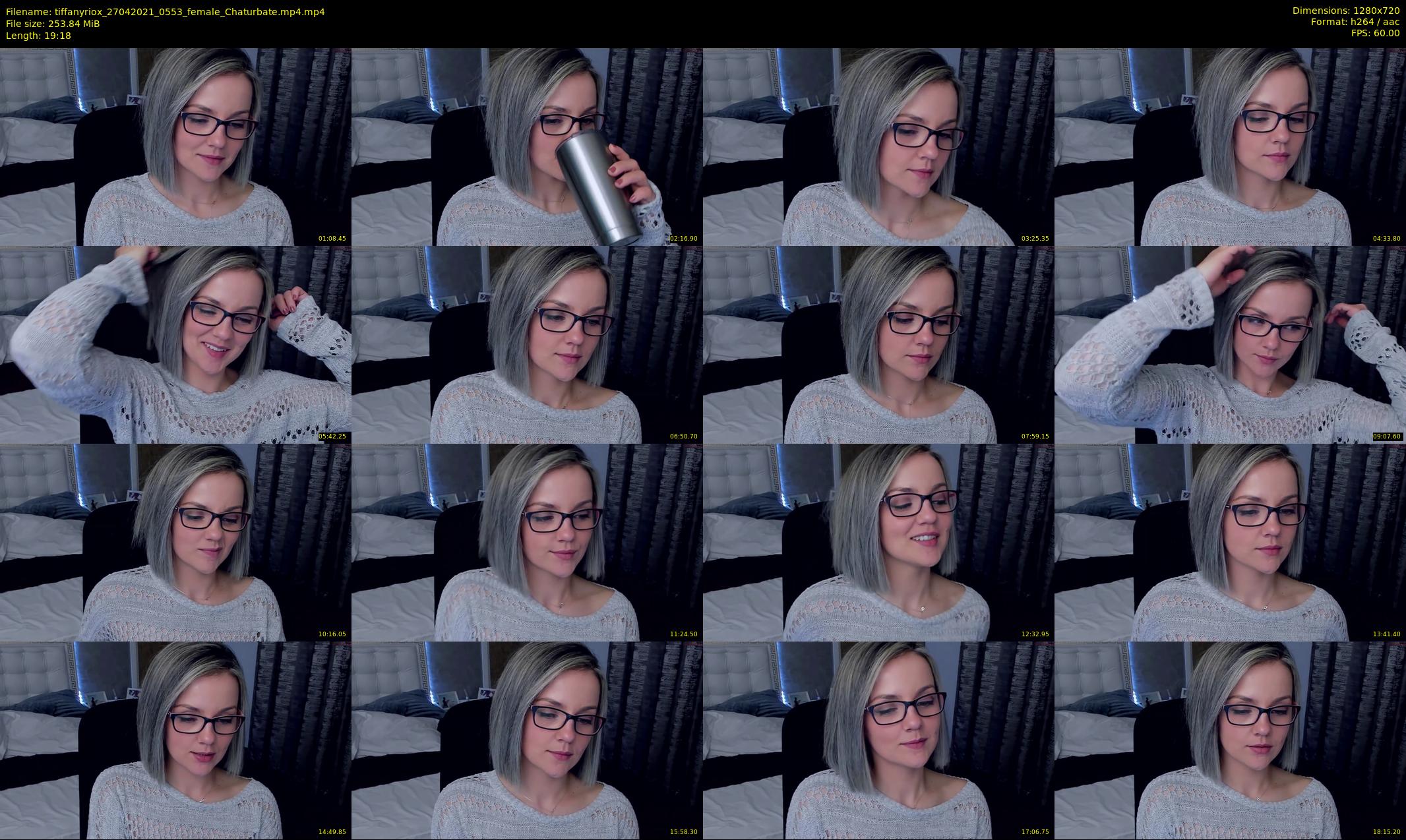 tiffanyriox — 20 minute Chaturbate female cam show recording, 720p, Apr 27, 2021