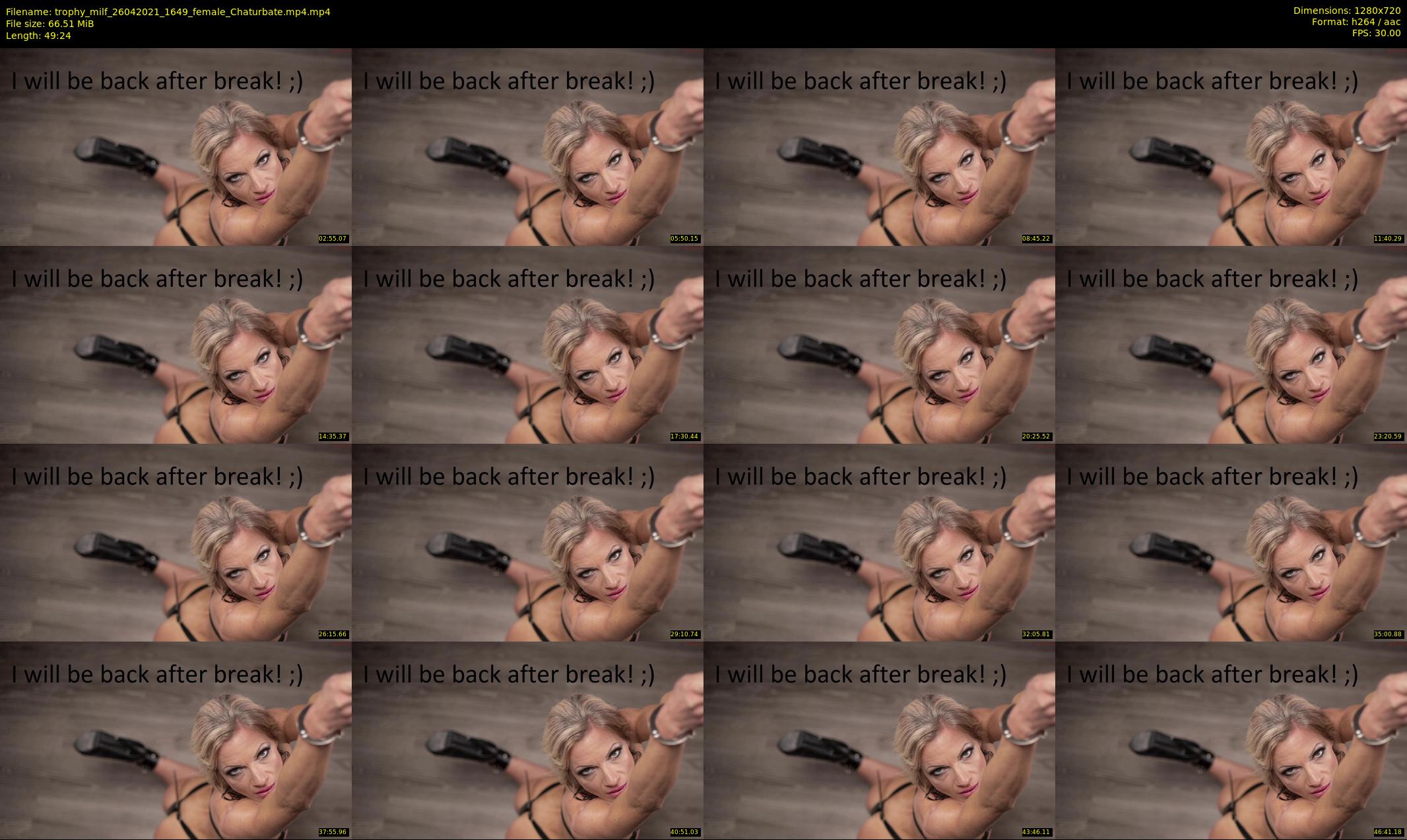 trophy_milf — 50 minute Chaturbate female cam show recording, 720p, Apr 26, 2021