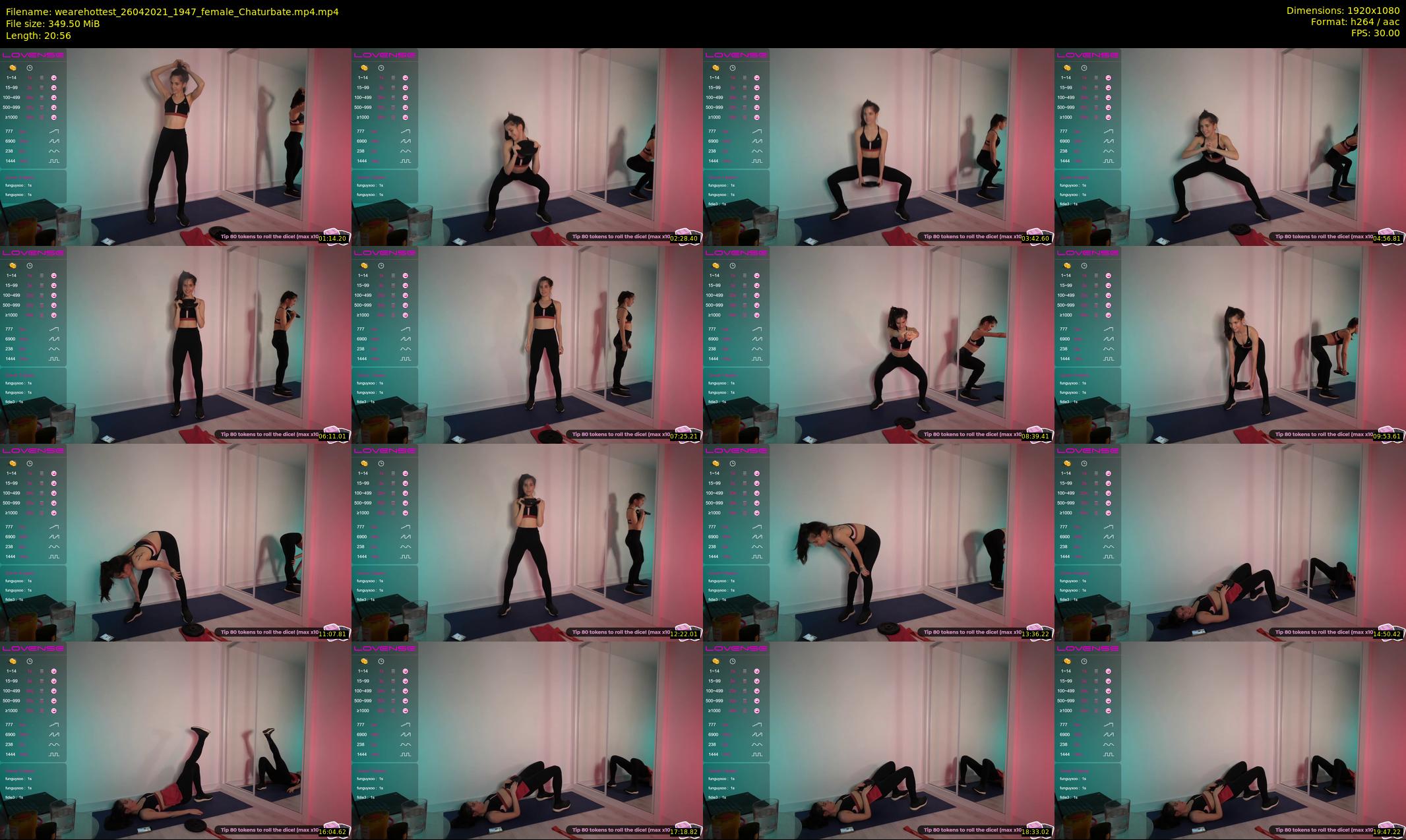 wearehottest — 21 minute Chaturbate couple cam show recording, 1080p, Apr 26, 2021