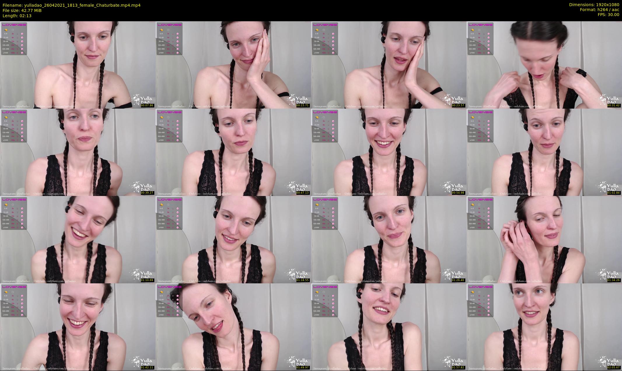 yulladao — 3 minute Chaturbate female cam show recording, 1080p, Apr 26, 2021