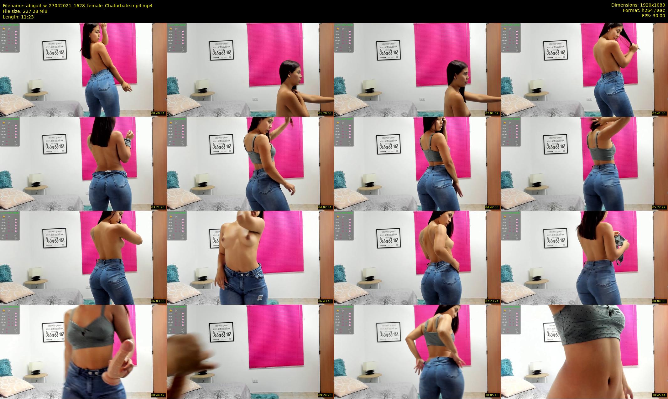 abigail_w — 12 minute Chaturbate female cam show recording, 1080p, Apr 27, 2021