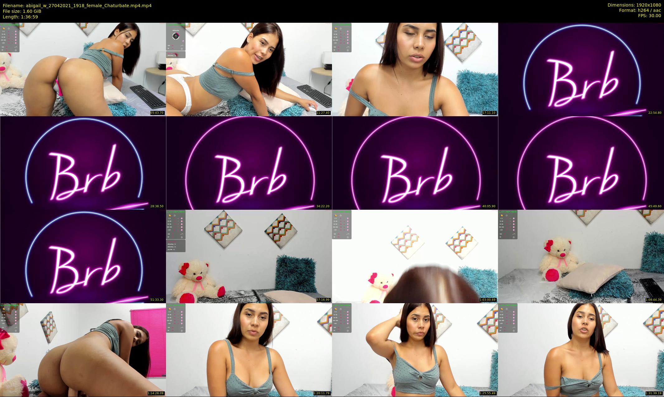 abigail_w — 97 minute Chaturbate female cam show recording, 1080p, Apr 27, 2021
