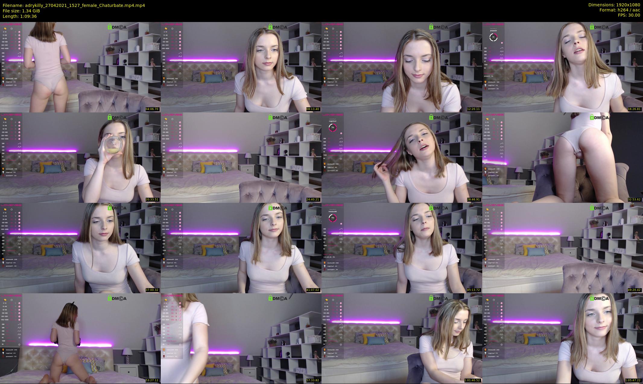 adrykilly — 70 minute Chaturbate female cam show recording, 1080p, Apr 27, 2021