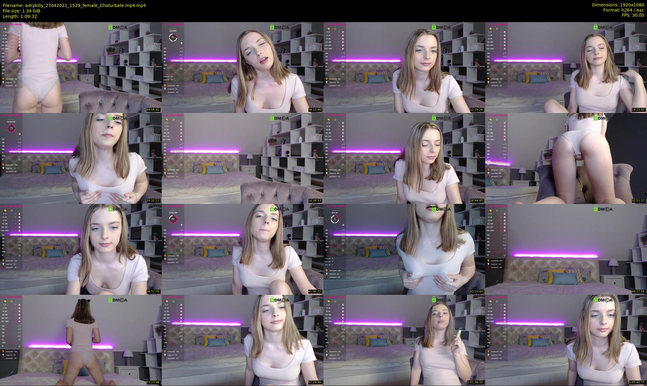 adrykilly — 70 minute Chaturbate female cam show recording, 1080p, Apr 27, 2021