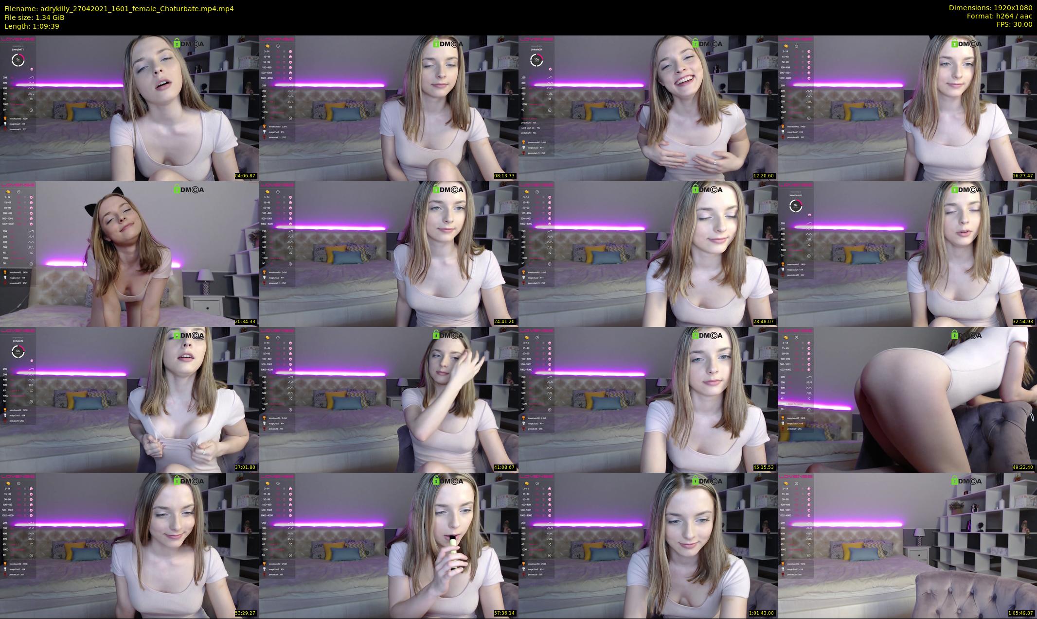 adrykilly — 70 minute Chaturbate female cam show recording, 1080p, Apr 27, 2021