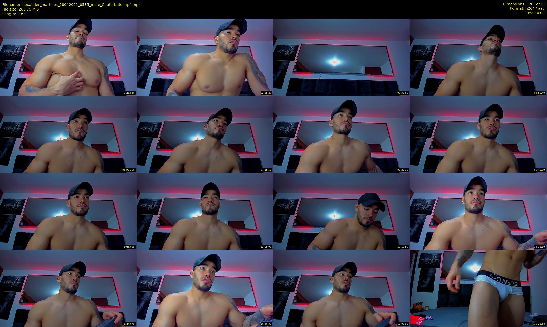 alexander_martines — 21 minute Chaturbate male cam show recording, 720p, Apr 28, 2021