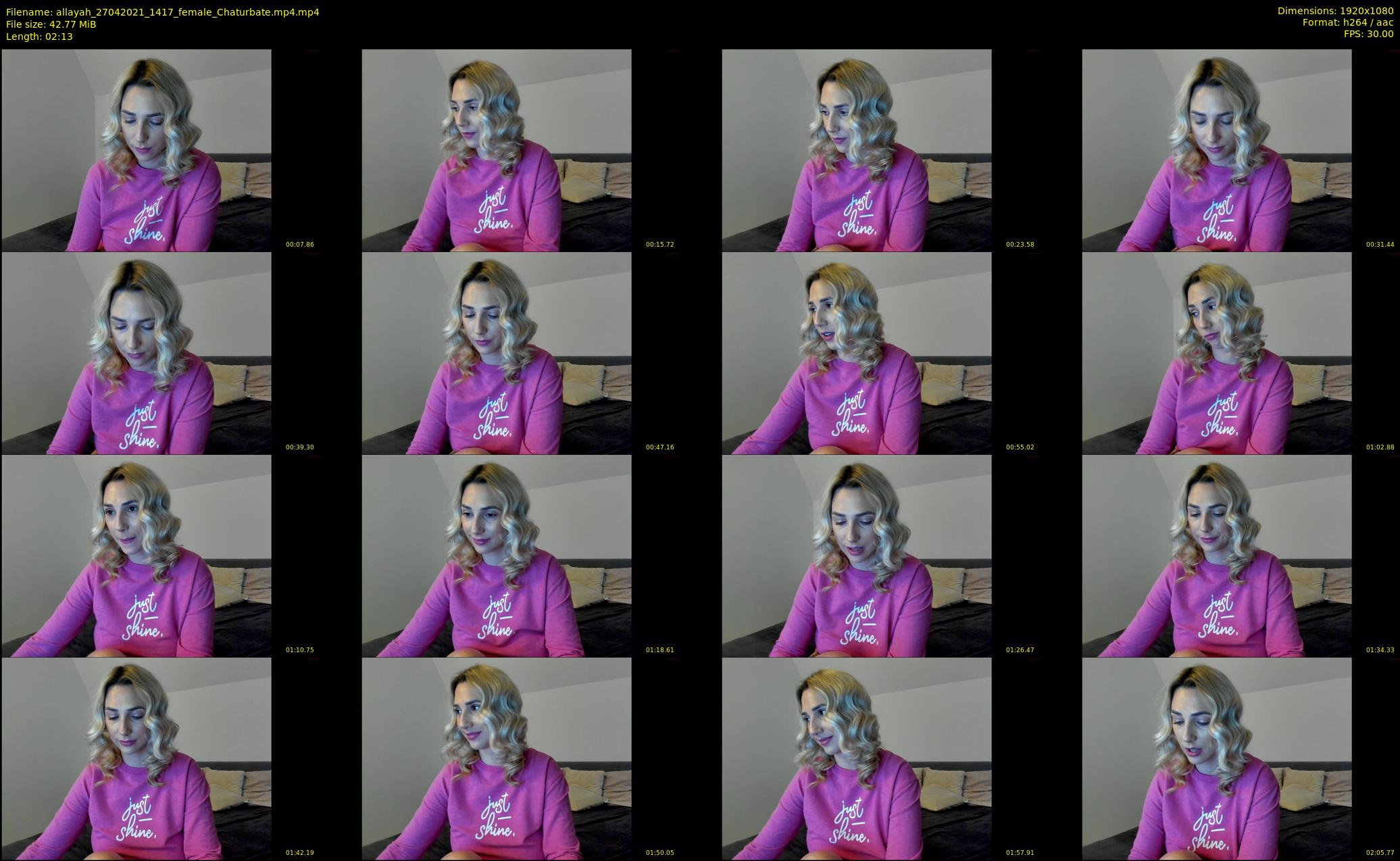 allayah — 3 minute Chaturbate female cam show recording, 1080p, Apr 27, 2021